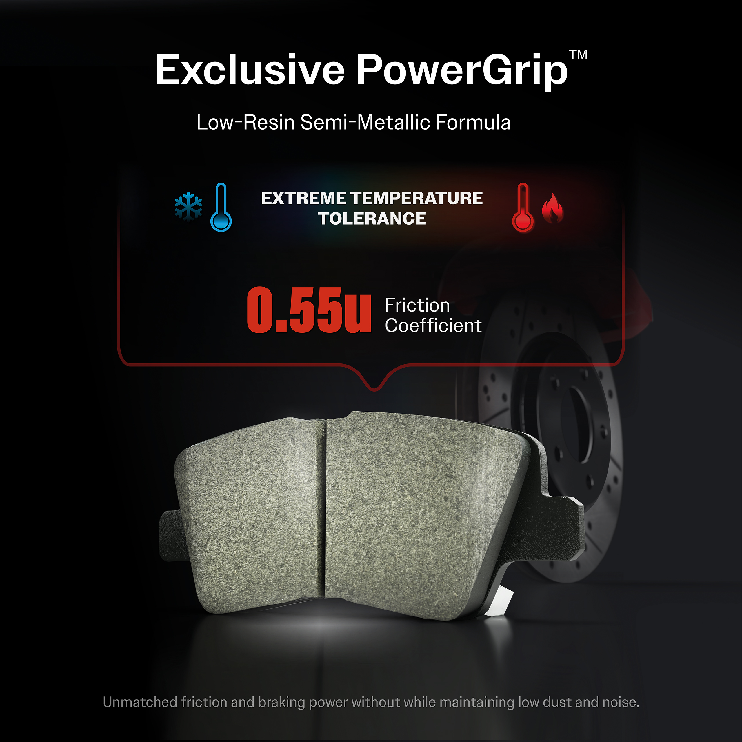 Positive Plus - PPF-D1646 - Semi-Metallic Brake Pads