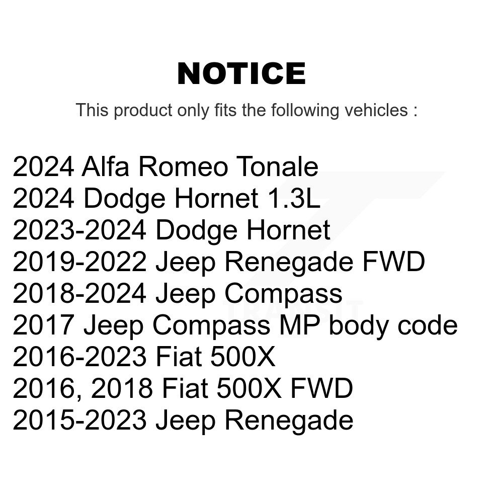 Top Quality - 72-K750795 - Suspension Stabilizer Bar Link Kit
