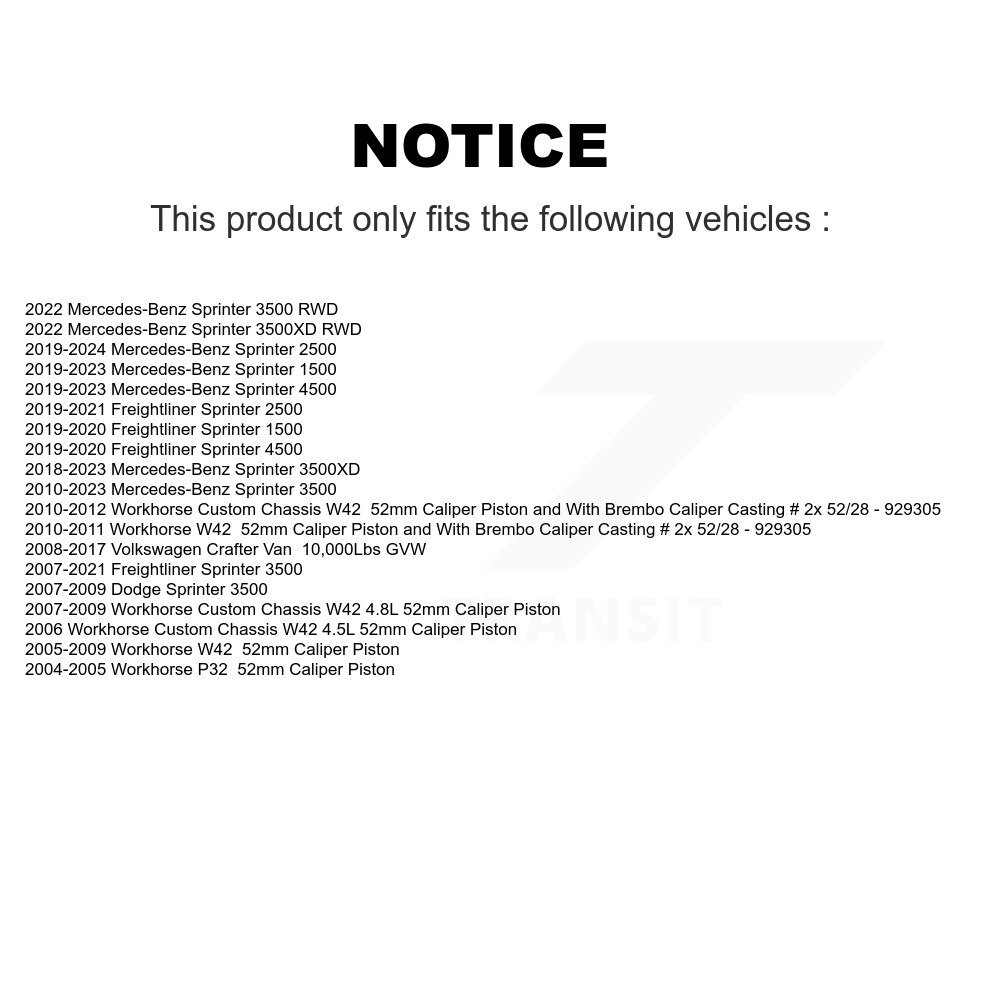 AmeriBRAKES - NWF-PRM1699 - Semi-Metallic Brake Pads