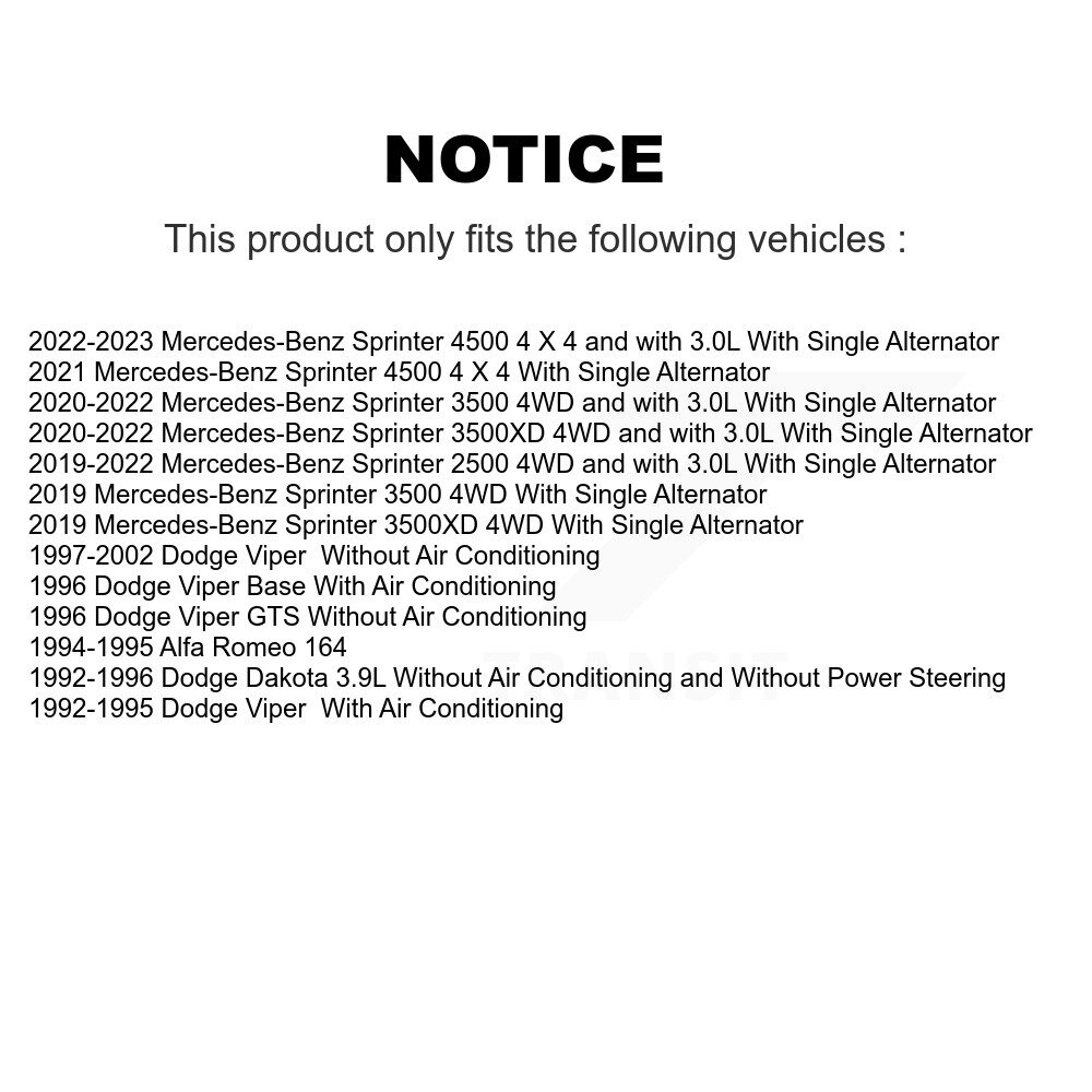 Kobra - KBR-5070776 - Serpentine Belt