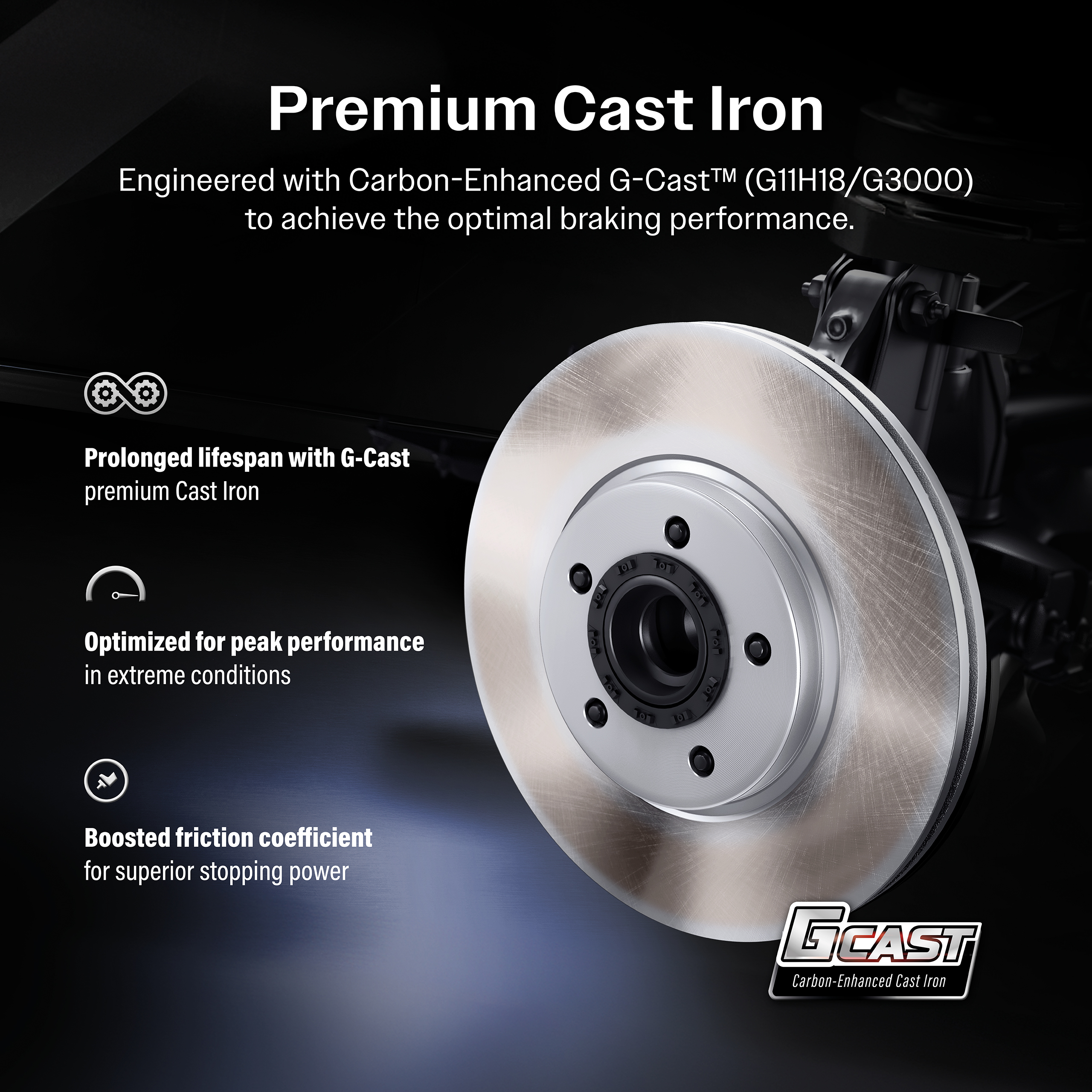 GENIUS - GCR-982112 - Disc Brake Rotor