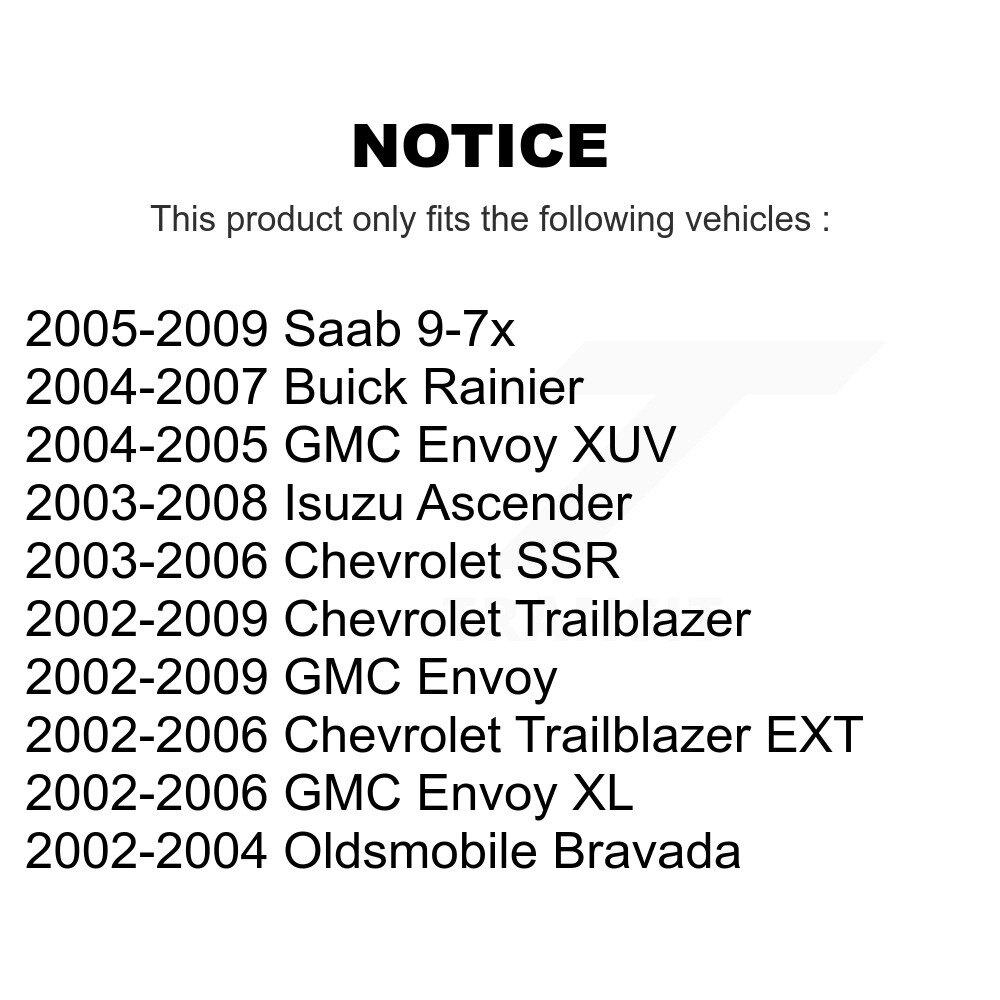 Top Quality - 72-K6668 - Suspension Stabilizer Bar Link Kit