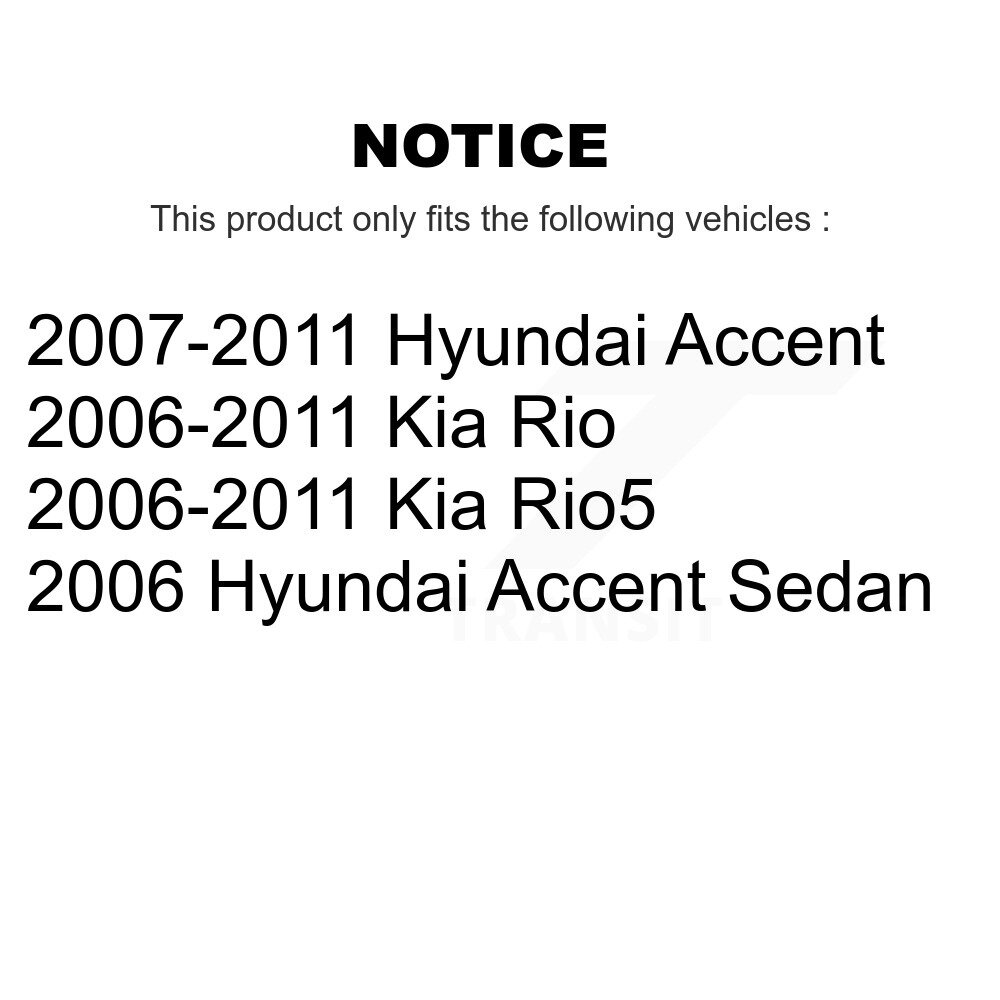 Top Quality - 72-K80859 - Suspension Stabilizer Bar Link Kit
