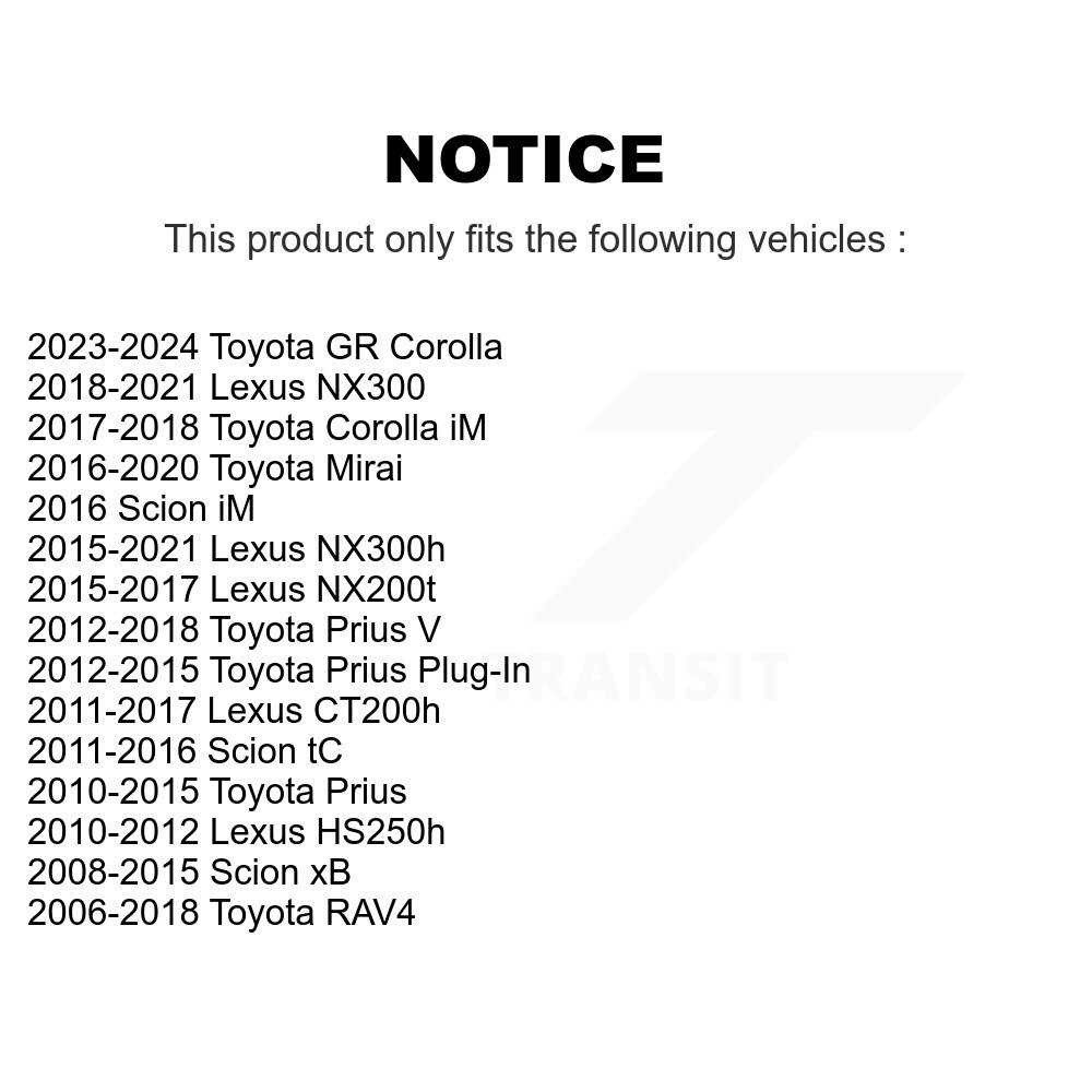 Top Quality - 72-K750043 - Suspension Stabilizer Bar Link Kit