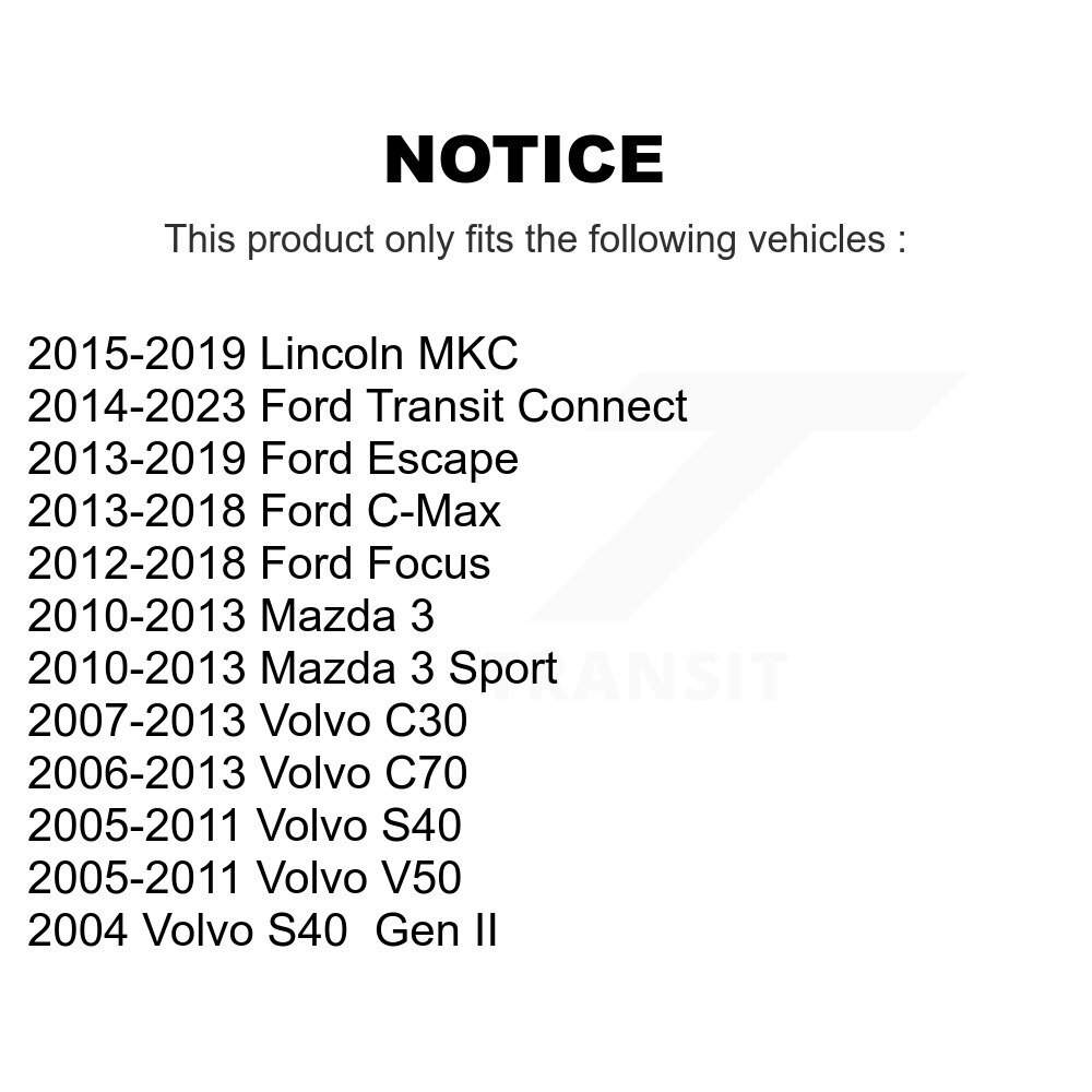 Top Quality - 72-K750554 - Suspension Stabilizer Bar Link Kit