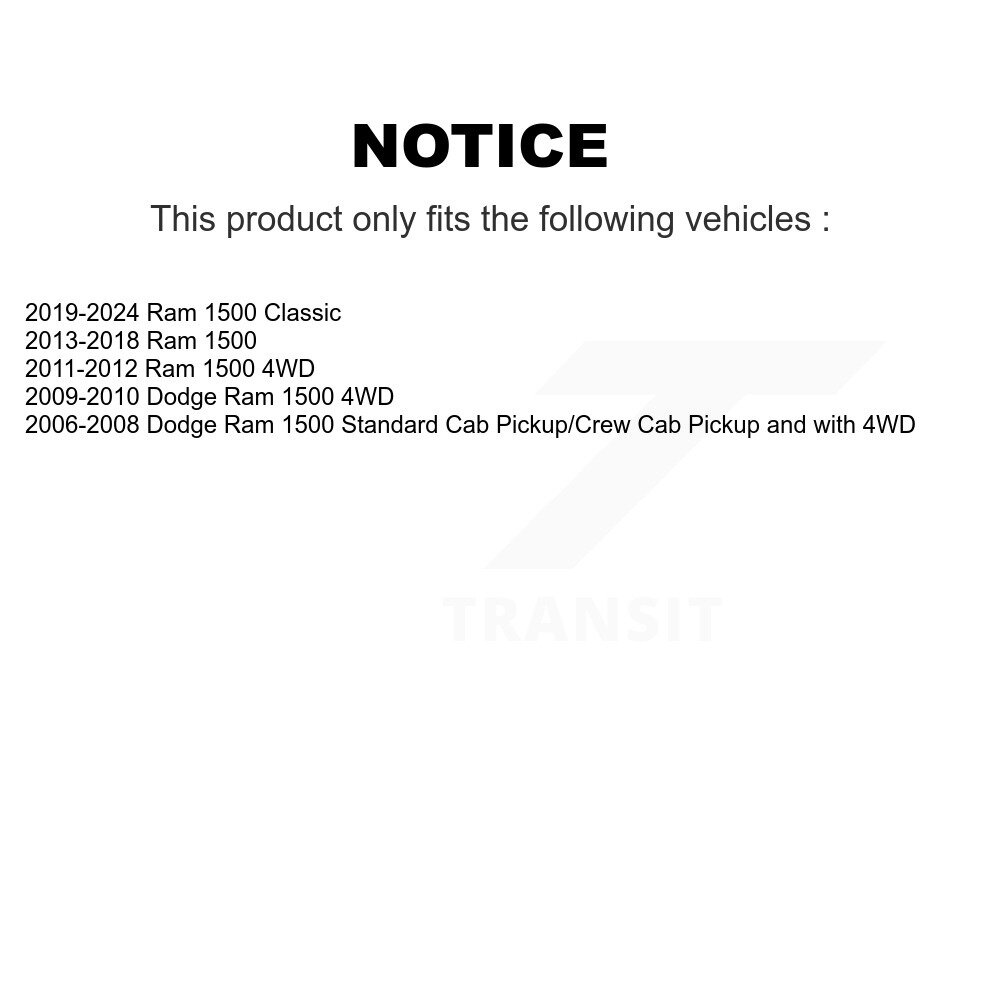 Top Quality - 72-K80894 - Suspension Stabilizer Bar Link Kit