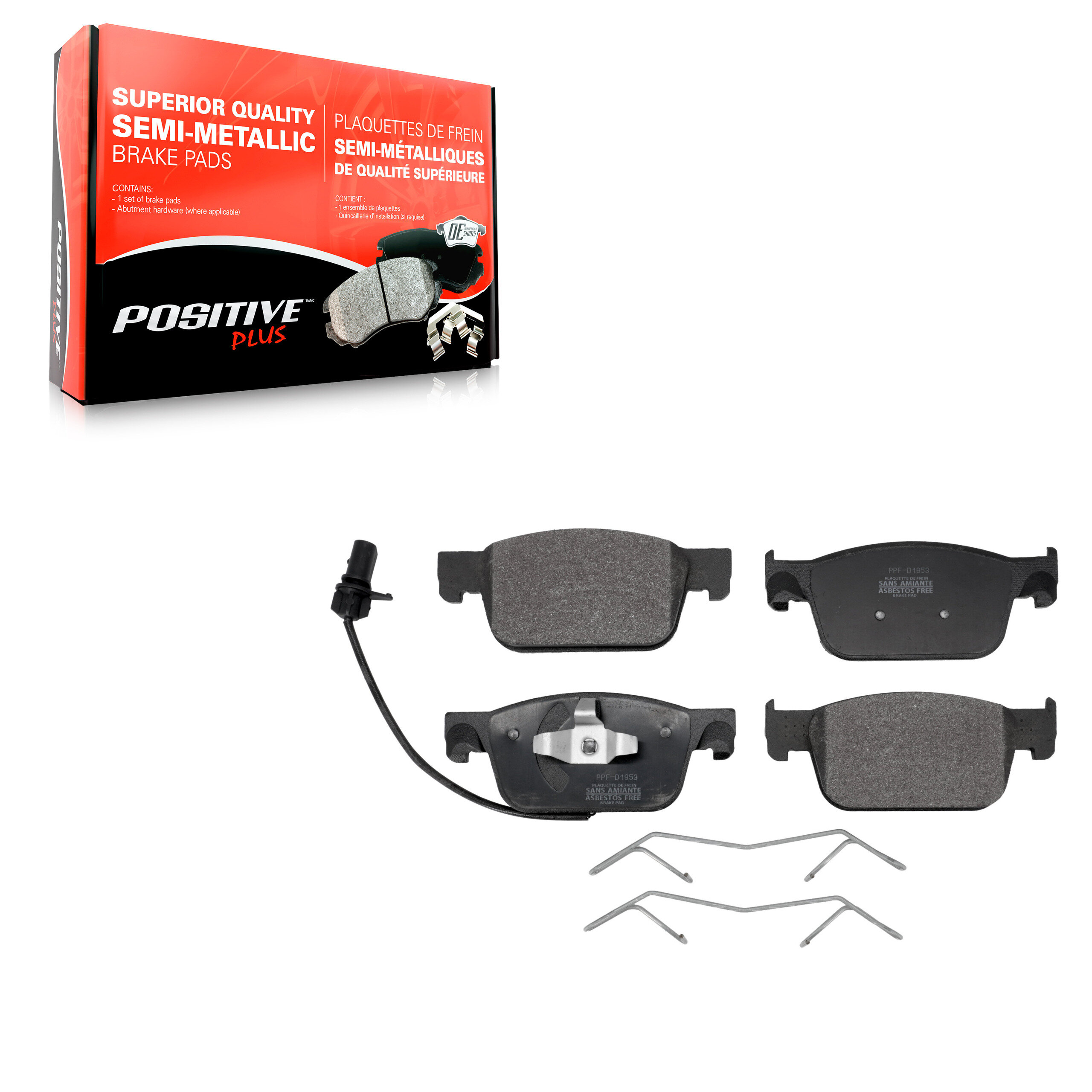 Semi-Metallic Brake Pads