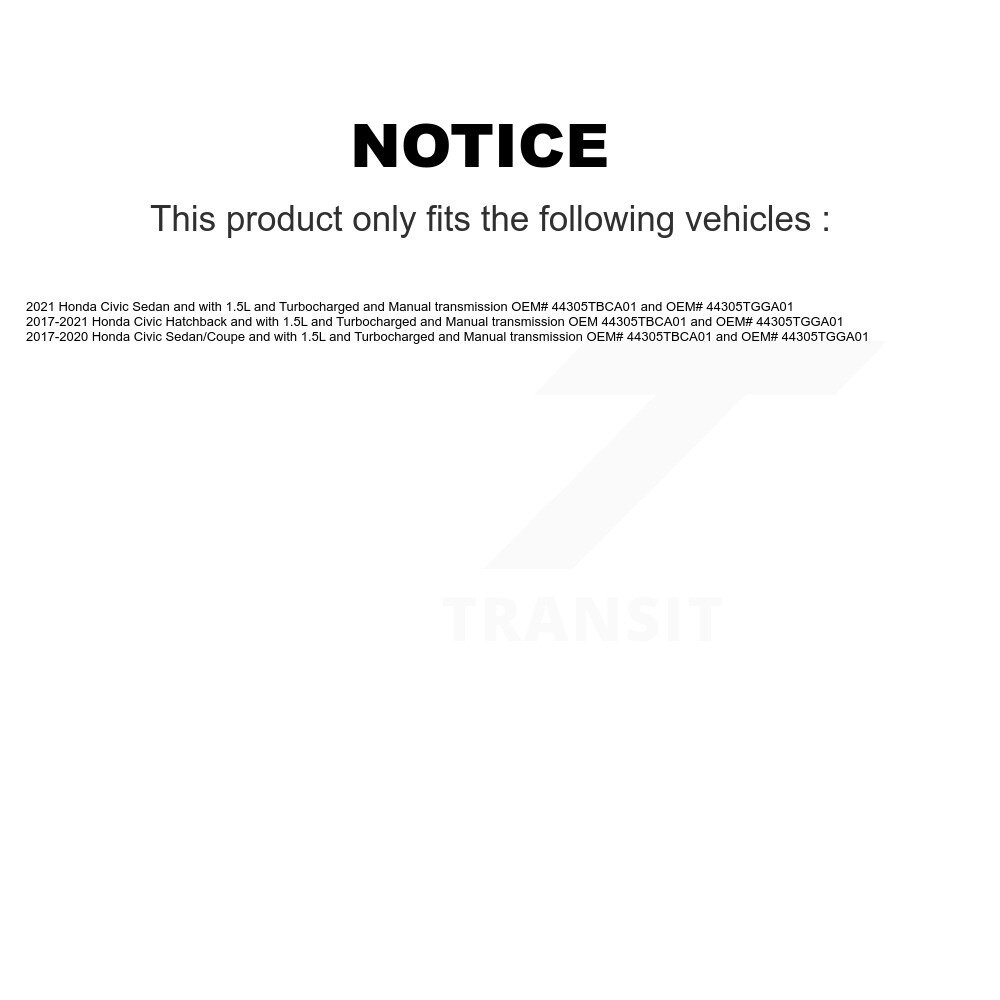Kugel - NCV-HO36152 - CV Axle Shaft
