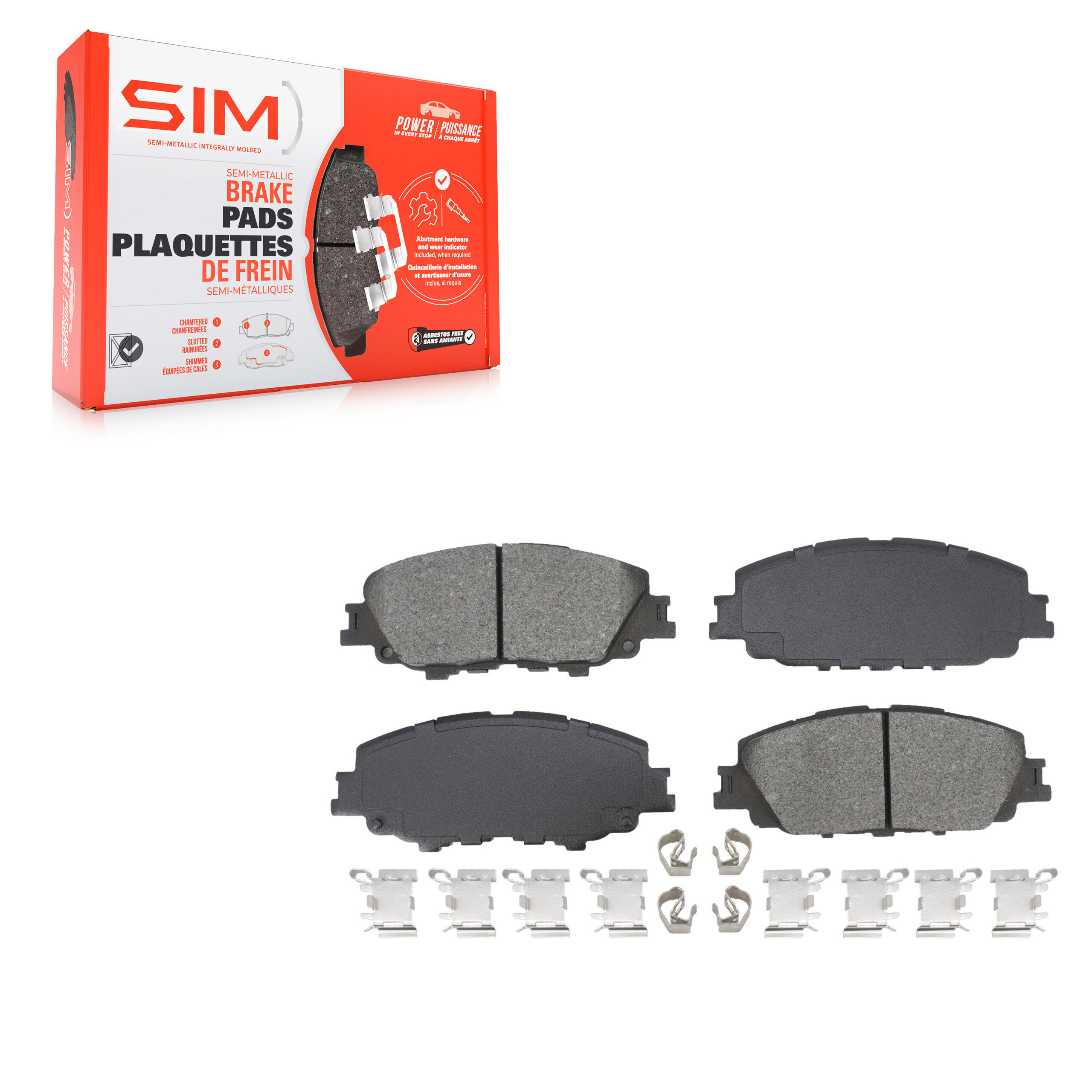 Semi-Metallic Brake Pads