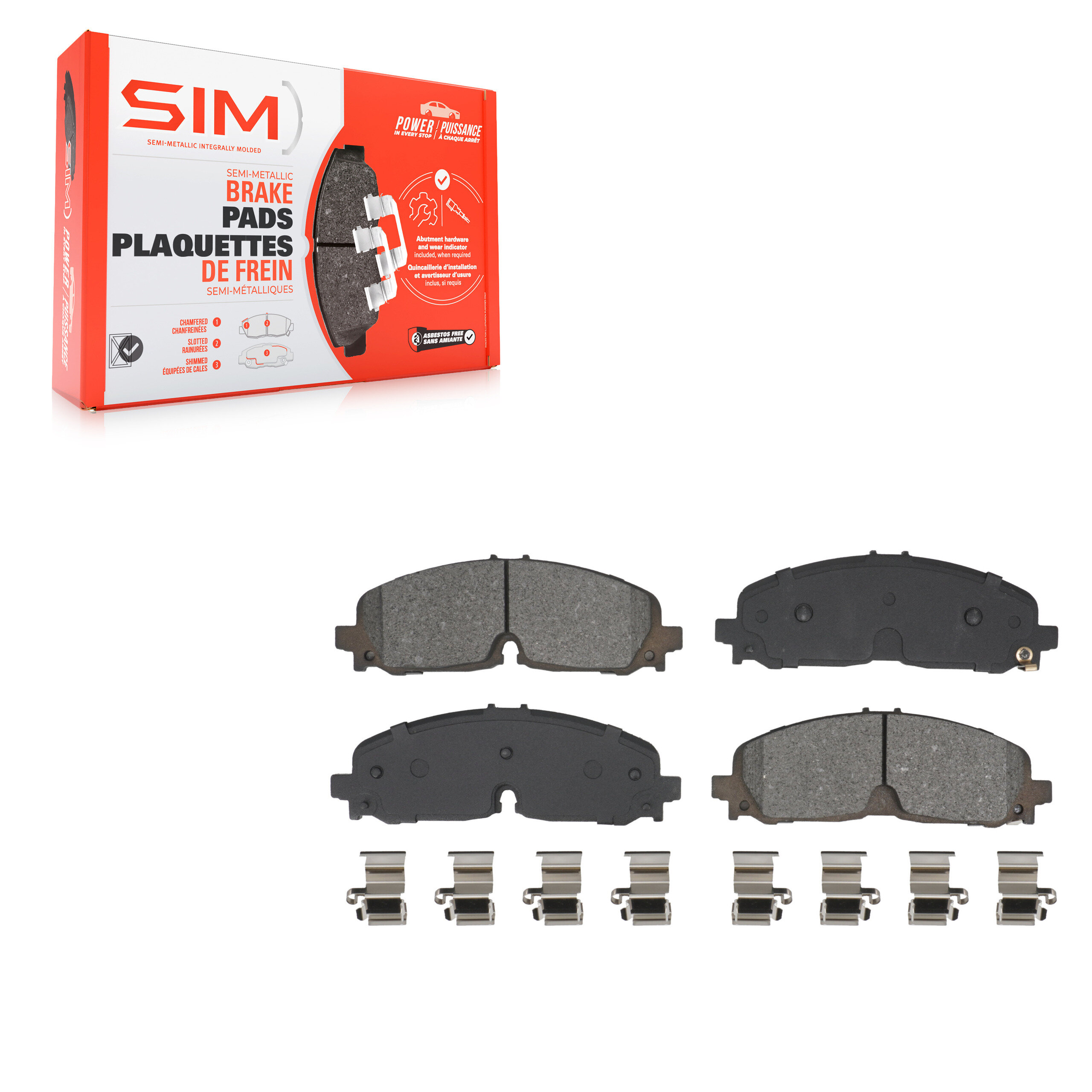 Semi-Metallic Brake Pads