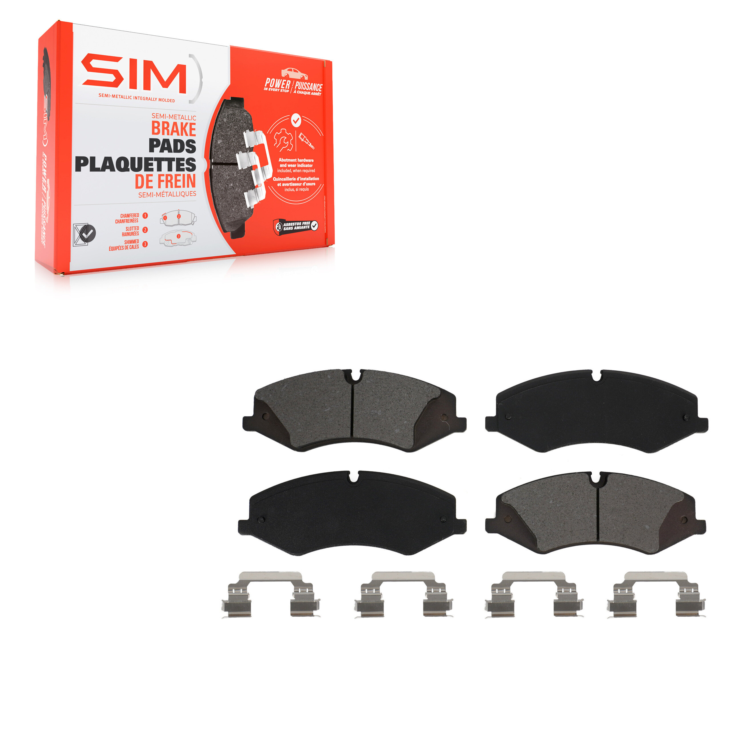 Semi-Metallic Brake Pads