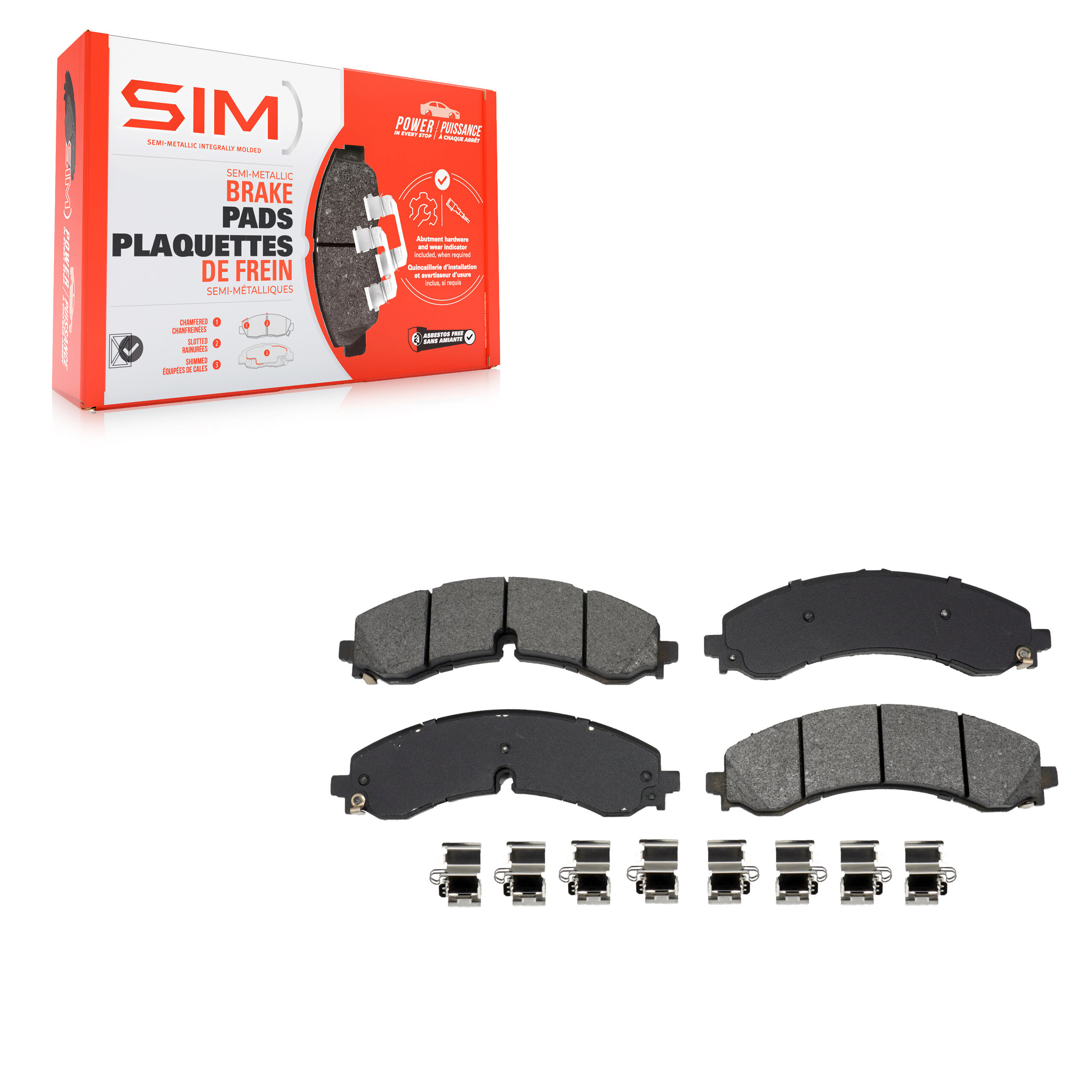 Semi-Metallic Brake Pads