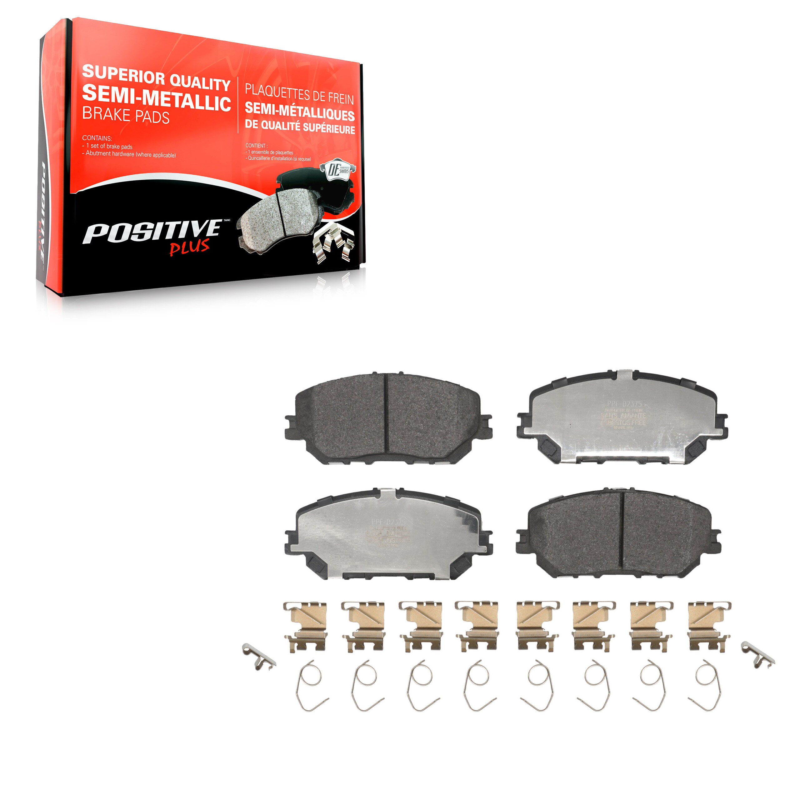 Semi-Metallic Brake Pads