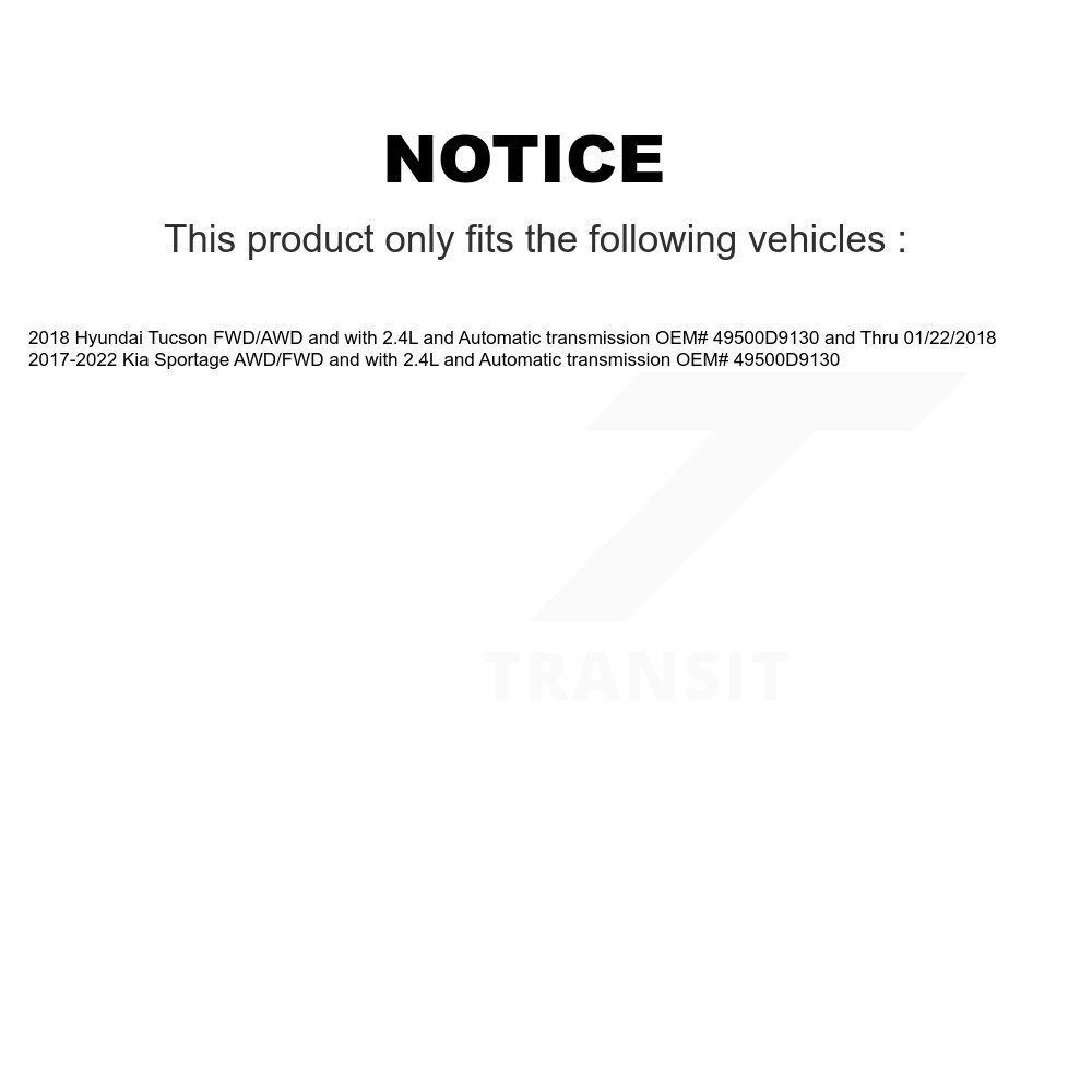 Kugel - NCV-HY75088 - CV Axle Shaft