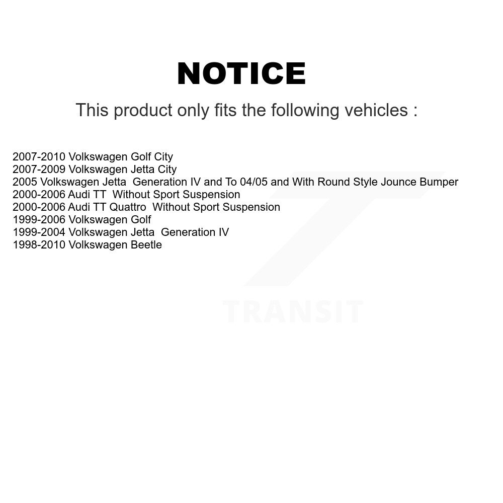 Top Quality - 73-904910 - Suspension Strut Hardware Kit