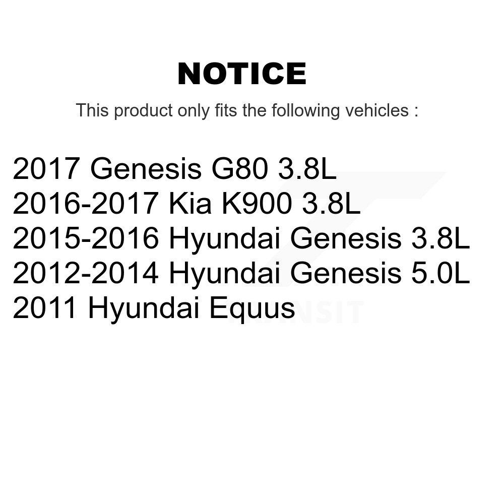 GENIUS - GCR-980883 - Coated Disc Brake Rotor