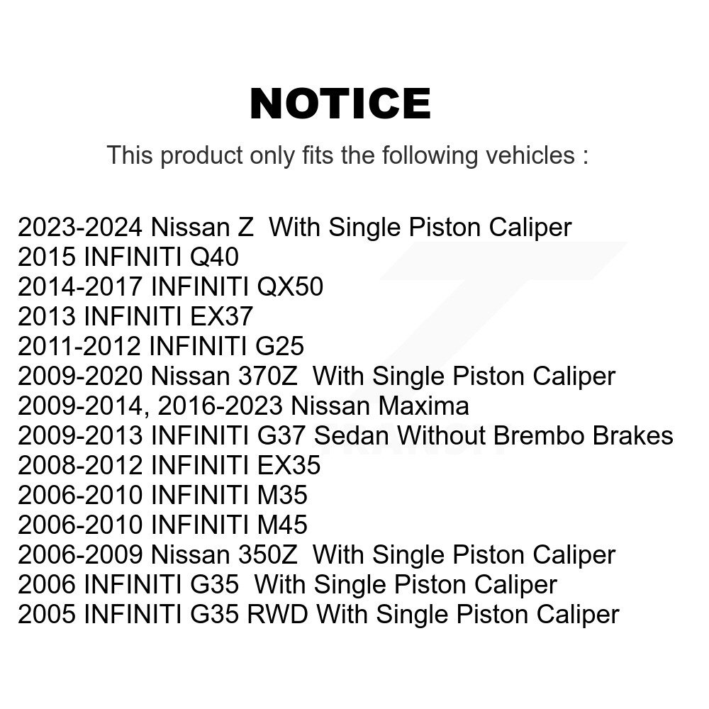 GENIUS - GCR-980333 - Coated Disc Brake Rotor