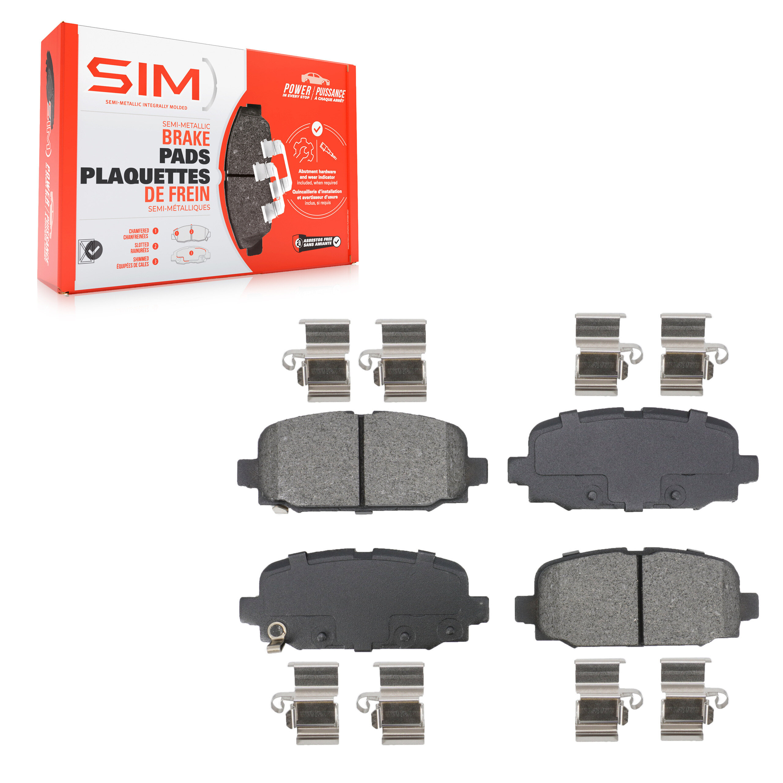 Semi-Metallic Brake Pads