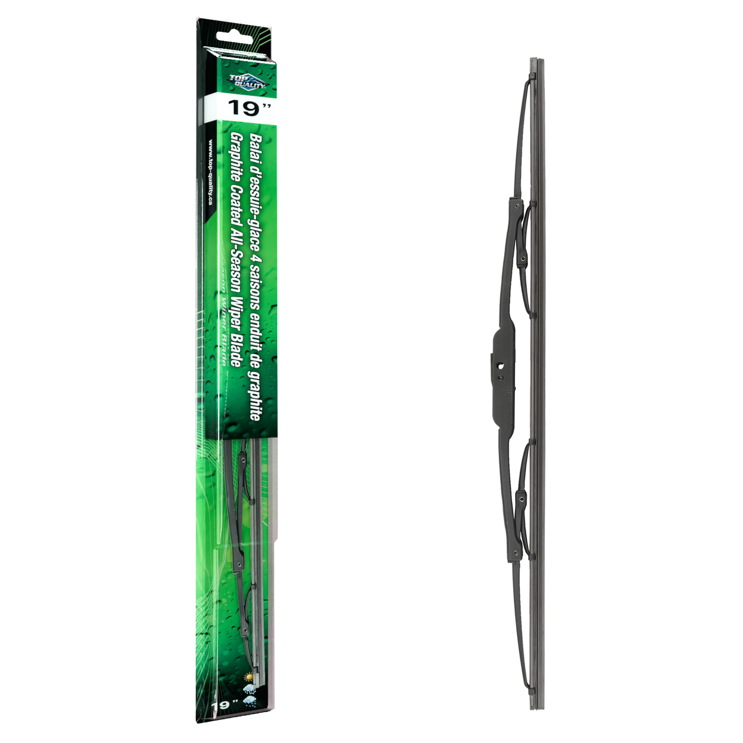 19" All Season Graphite Coated Wiper Blades
