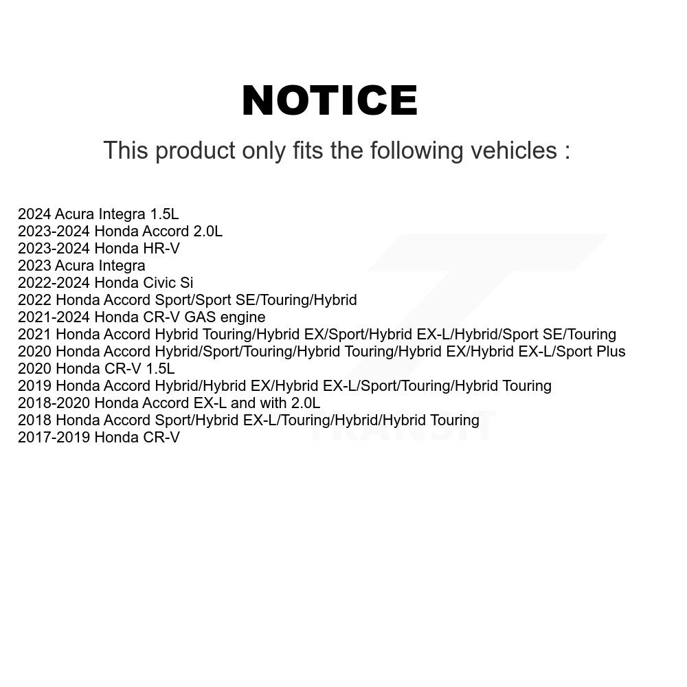 GENIUS - GCR-982124 - Coated Disc Brake Rotor