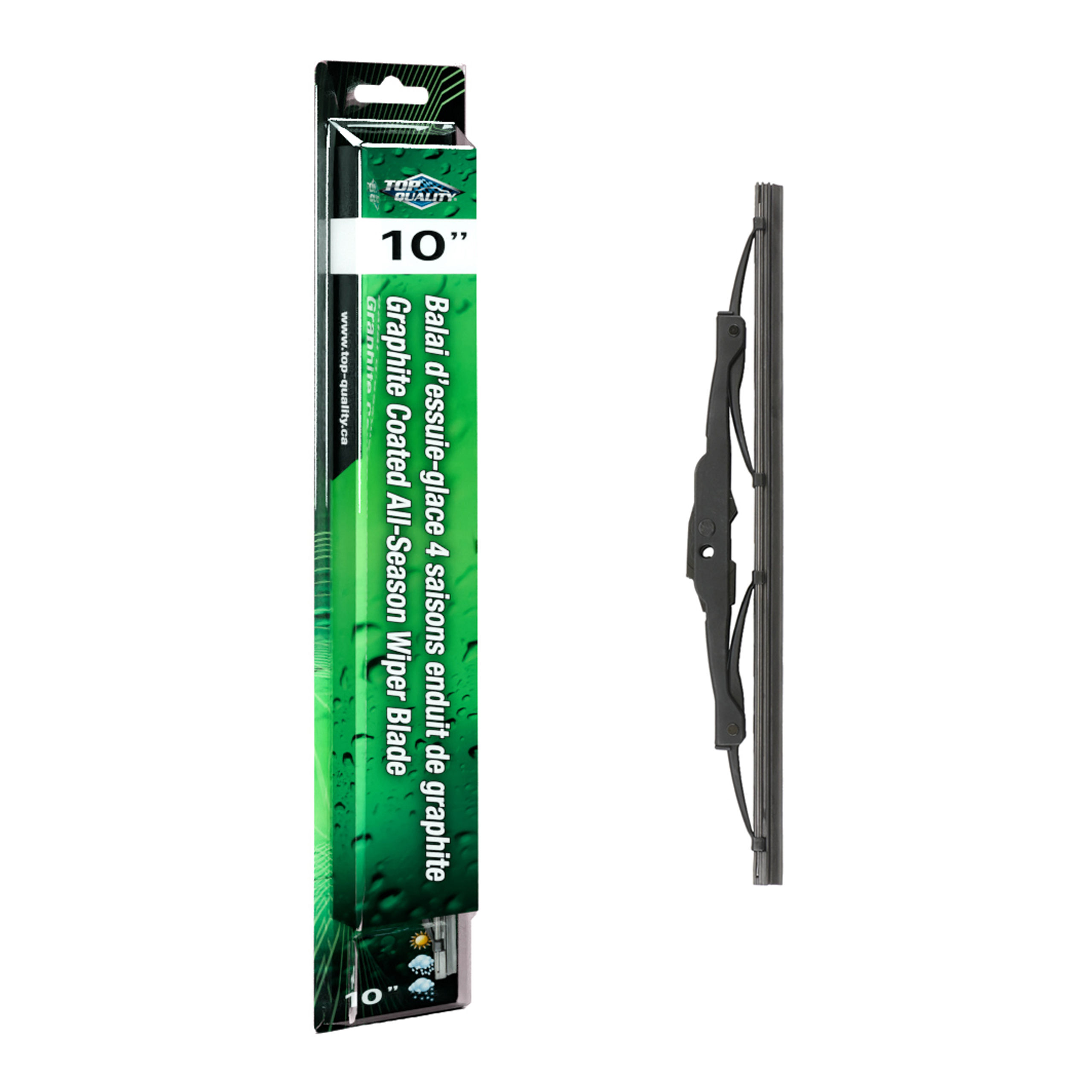 10" All Season Graphite Coated Wiper Blades