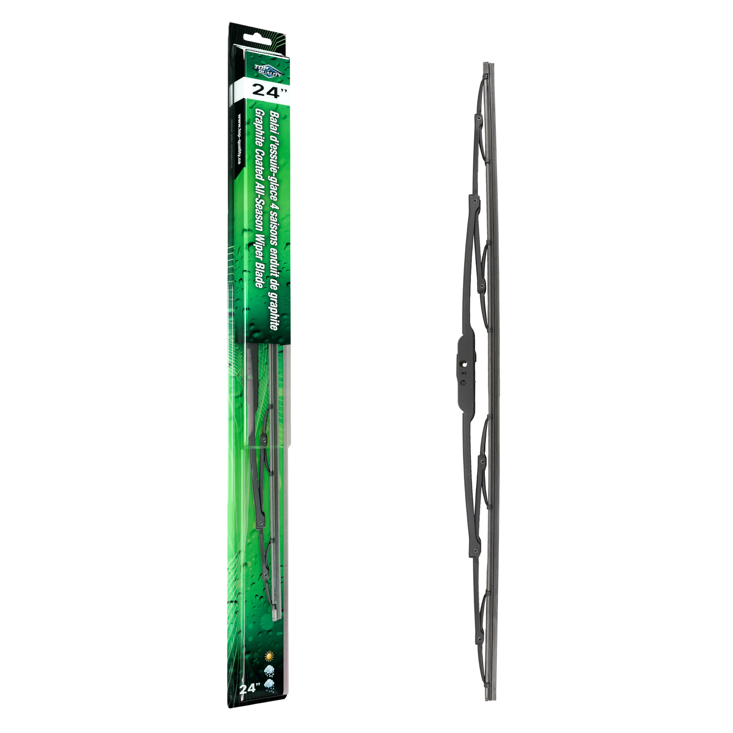 24" All Season Graphite Coated Wiper Blades
