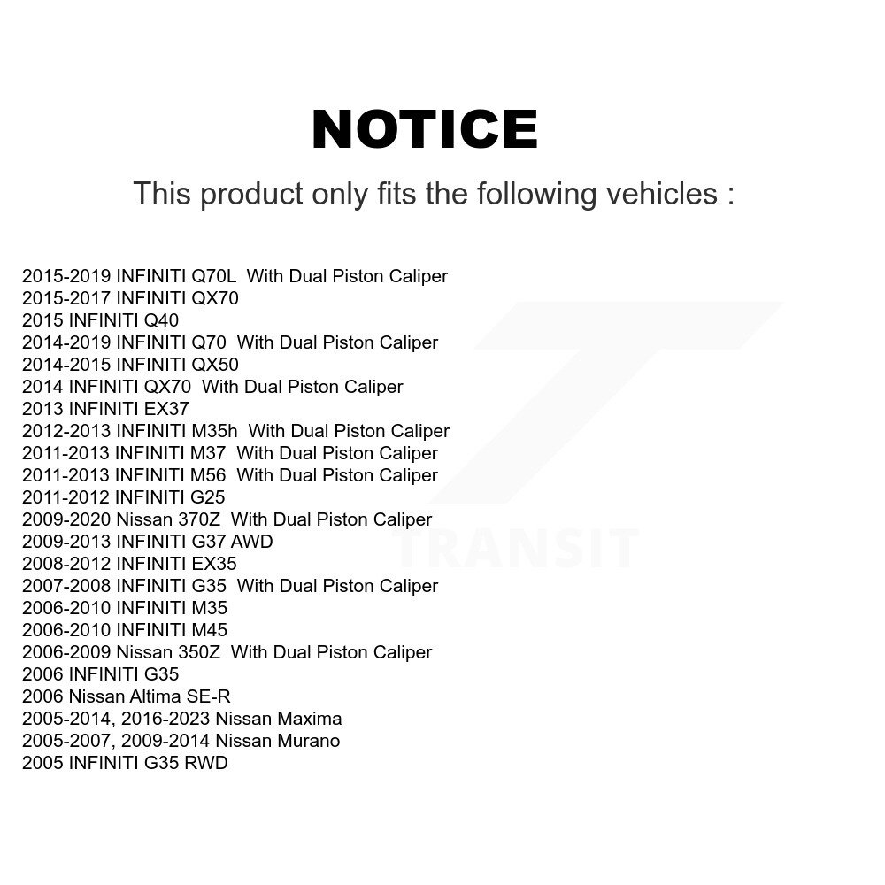 GENIUS - GCR-980307 - Coated Disc Brake Rotor