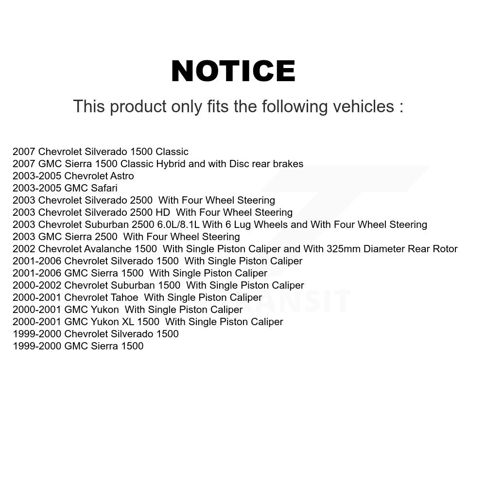 GENIUS - GCR-56827 - Coated Disc Brake Rotor