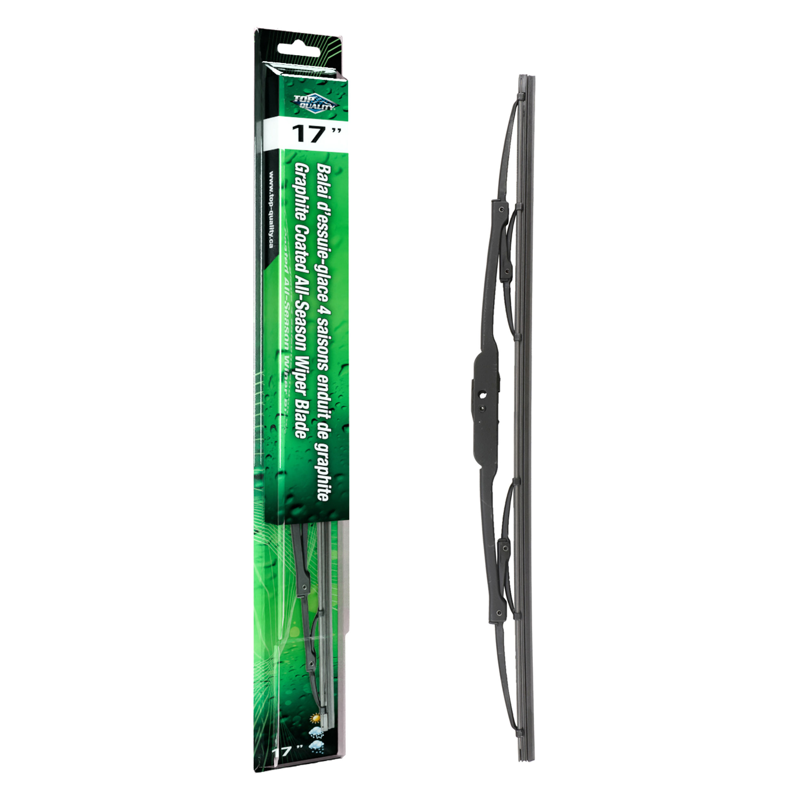 17" All Season Graphite Coated Wiper Blades