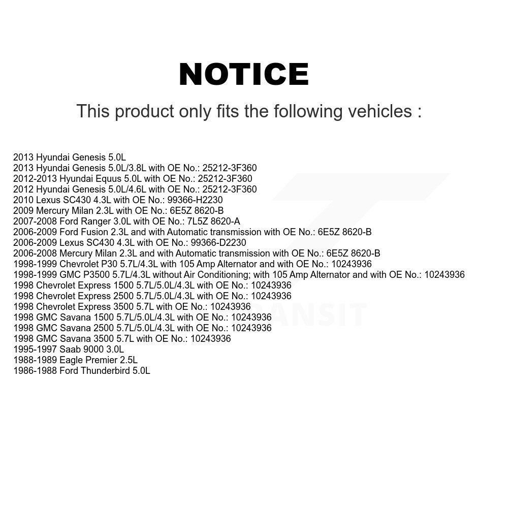 Bando - BAN-6PK2235 - Accessory Drive Belt