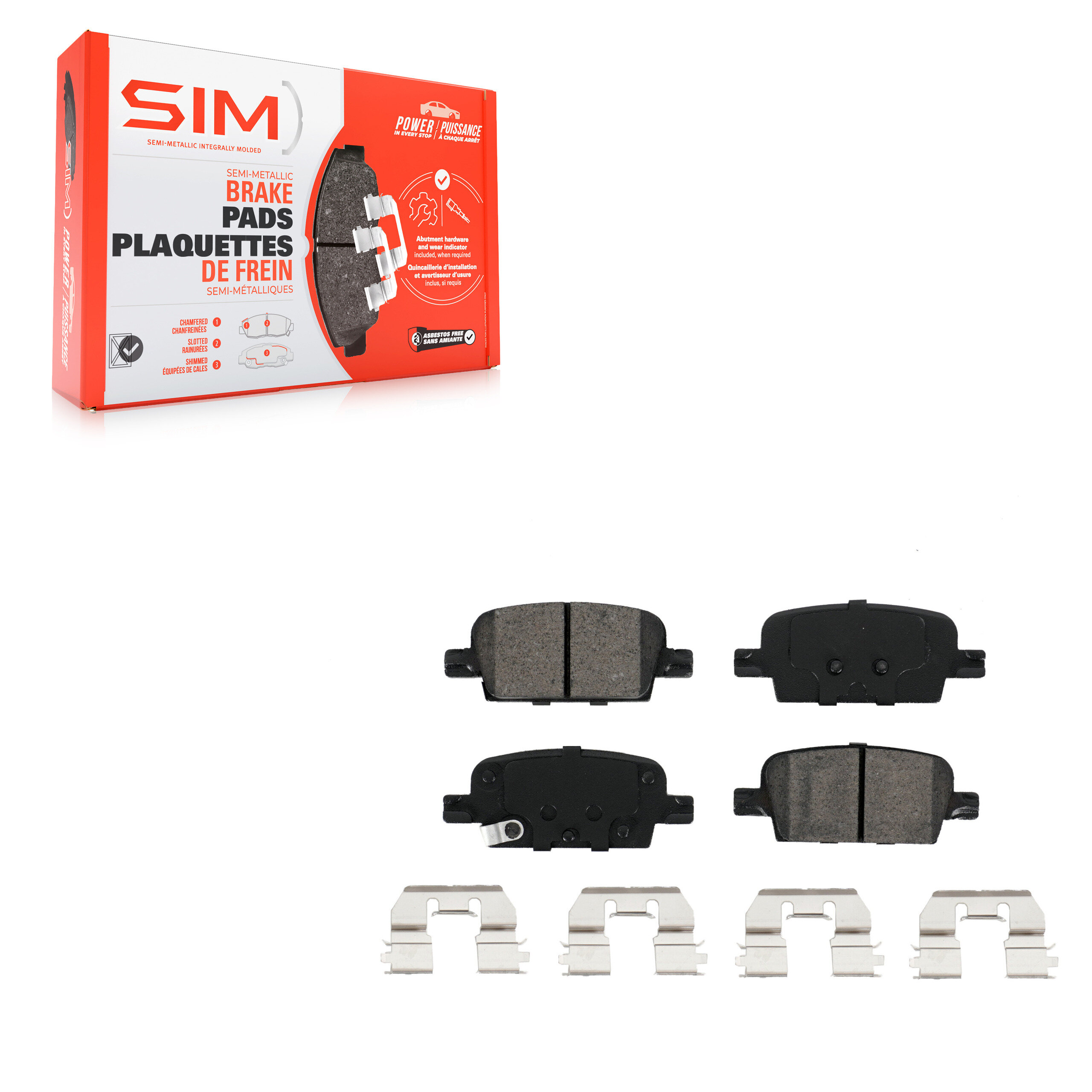 Semi-Metallic Brake Pads
