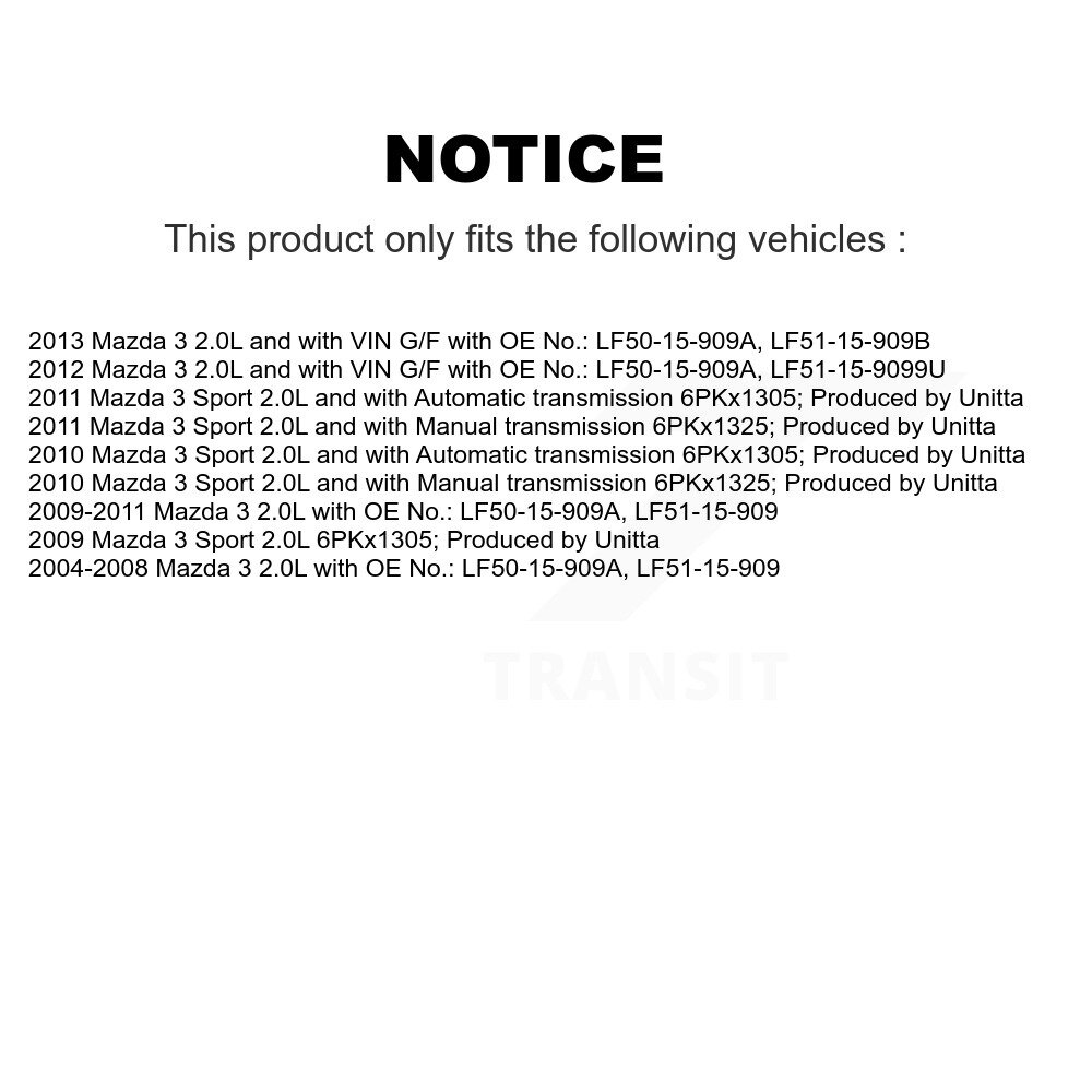 Bando - BAN-6PK1305 - Accessory Drive Belt