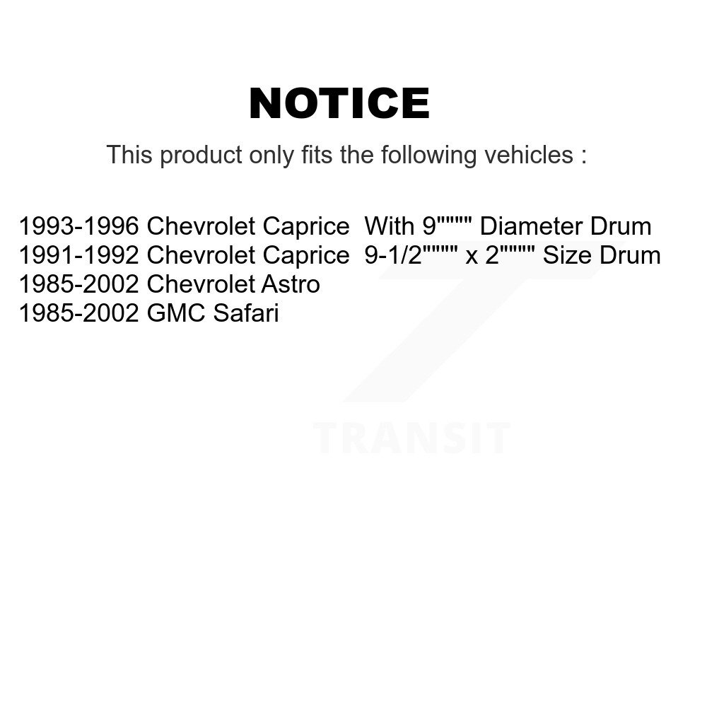 CMX - 8-2034 - Brake Drum