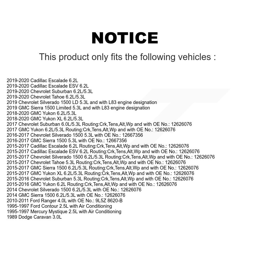 Bando - BAN-6PK1815 - Accessory Drive Belt