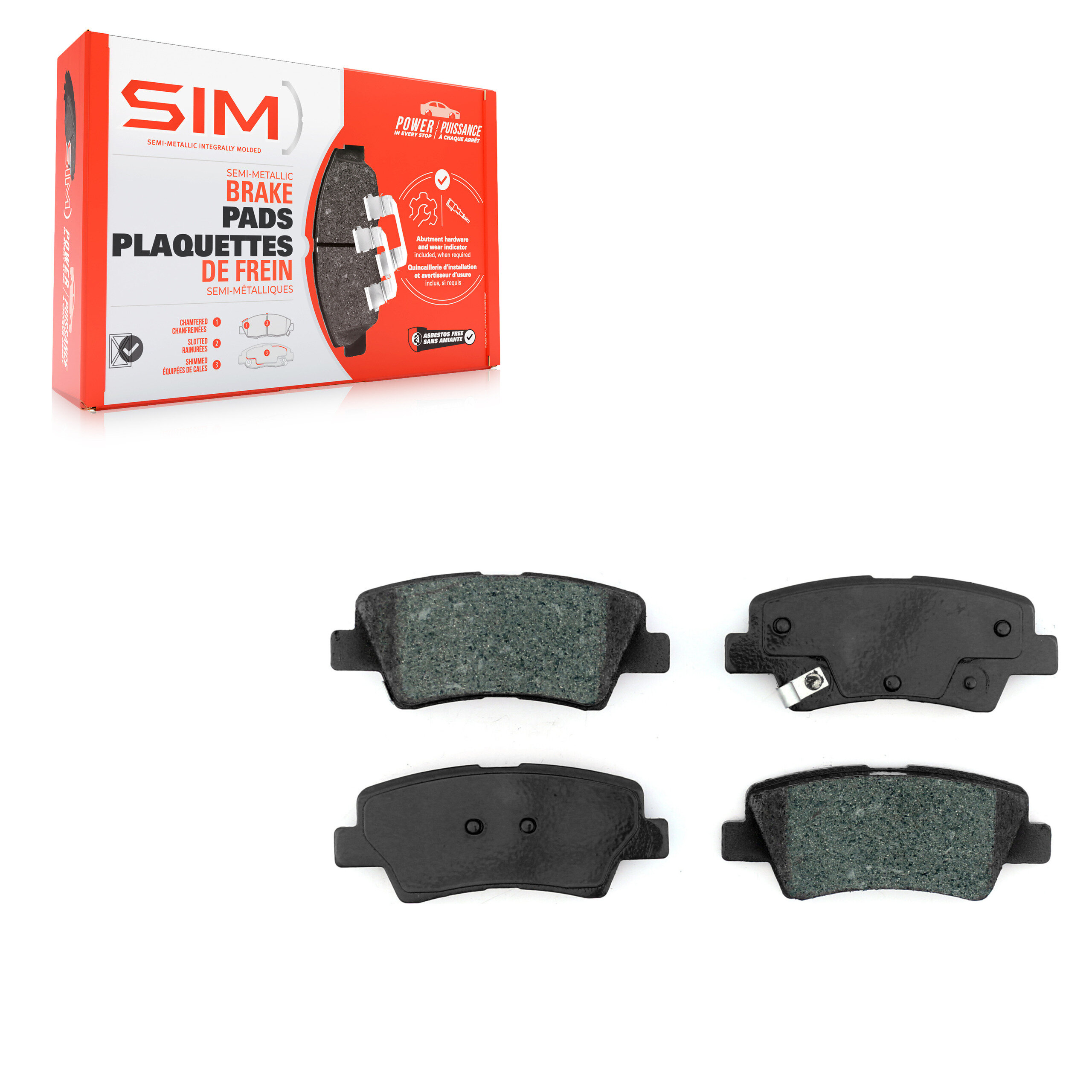 Semi-Metallic Brake Pads