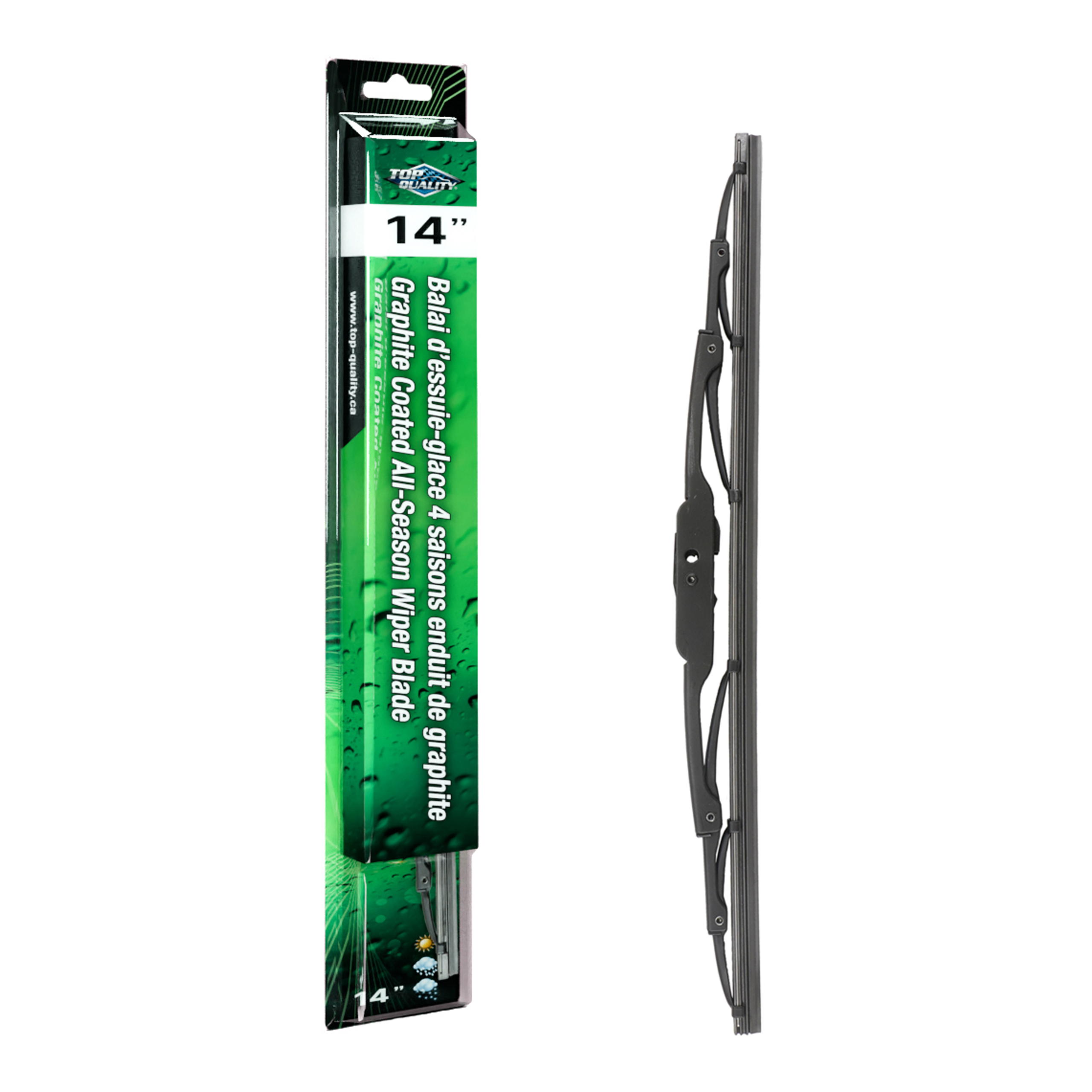 14" All Season Graphite Coated Wiper Blades
