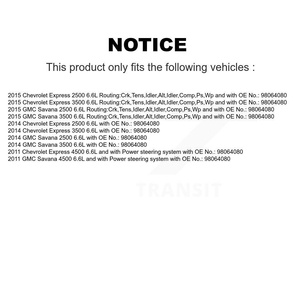 Bando - BAN-6PK2995 - Accessory Drive Belt