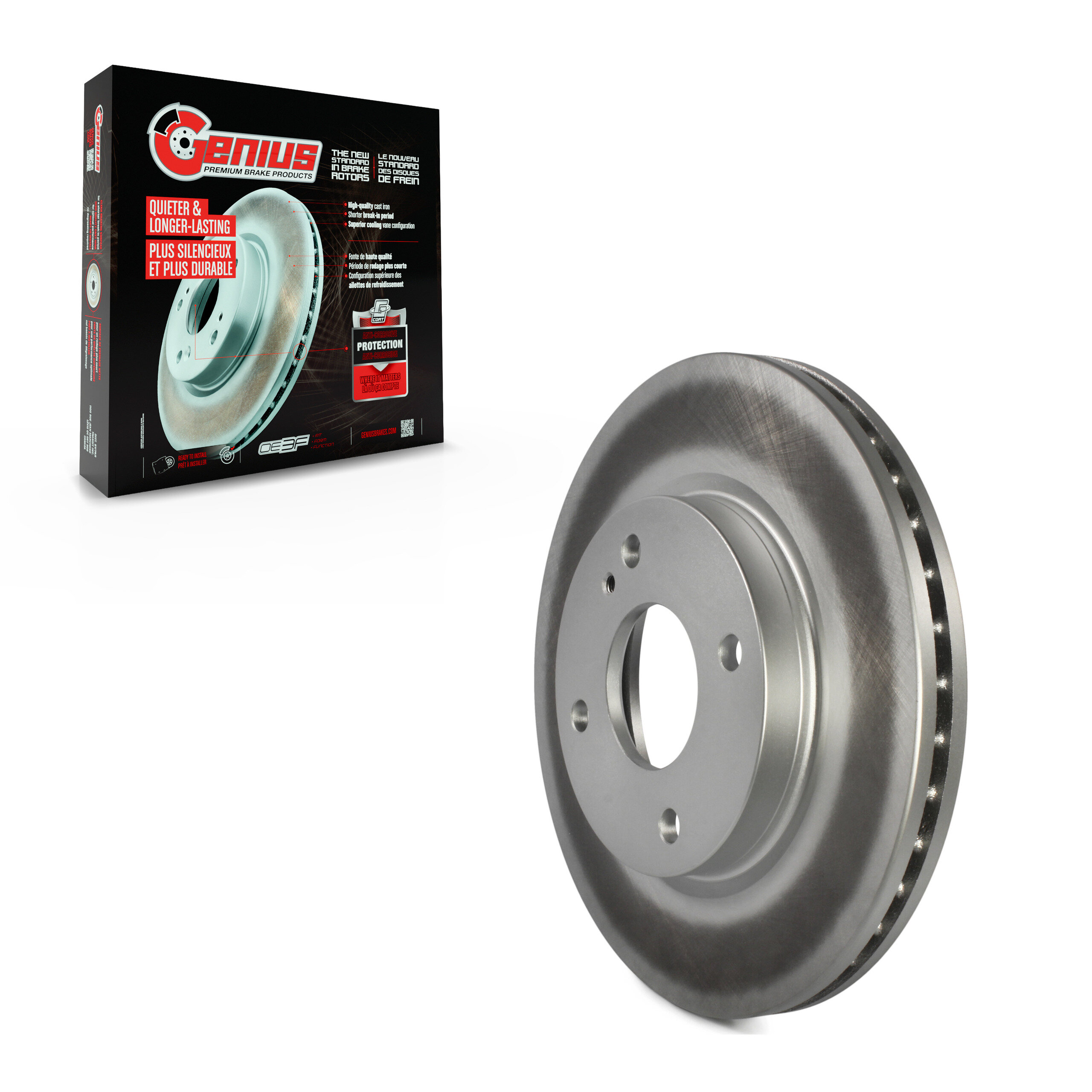 Coated Disc Brake Rotor
