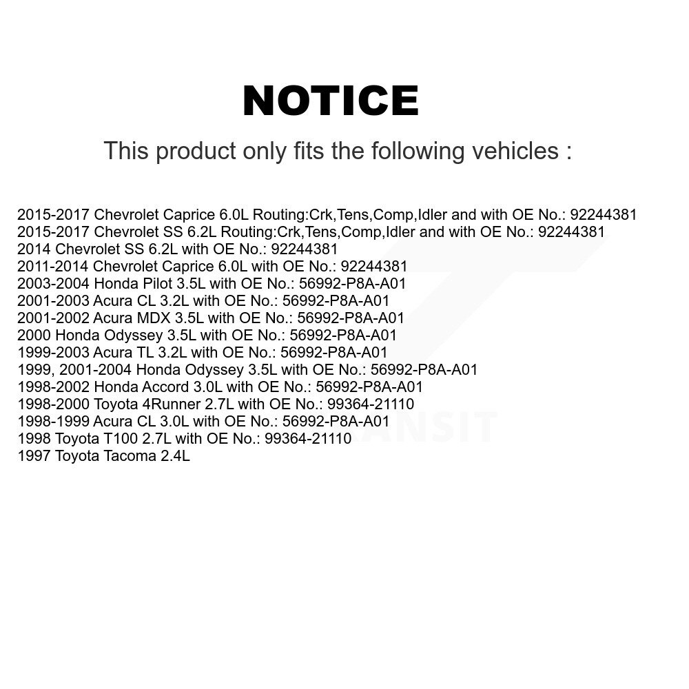 Bando - BAN-4PK1110 - Accessory Drive Belt