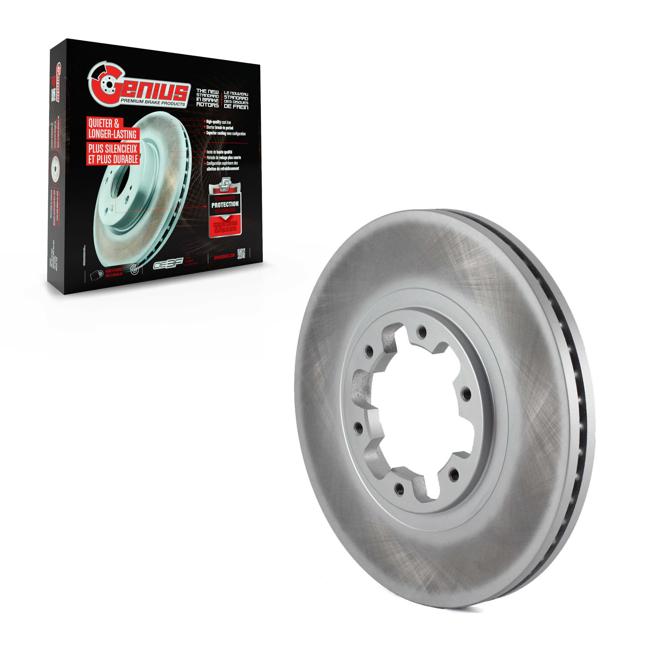 Coated Disc Brake Rotor