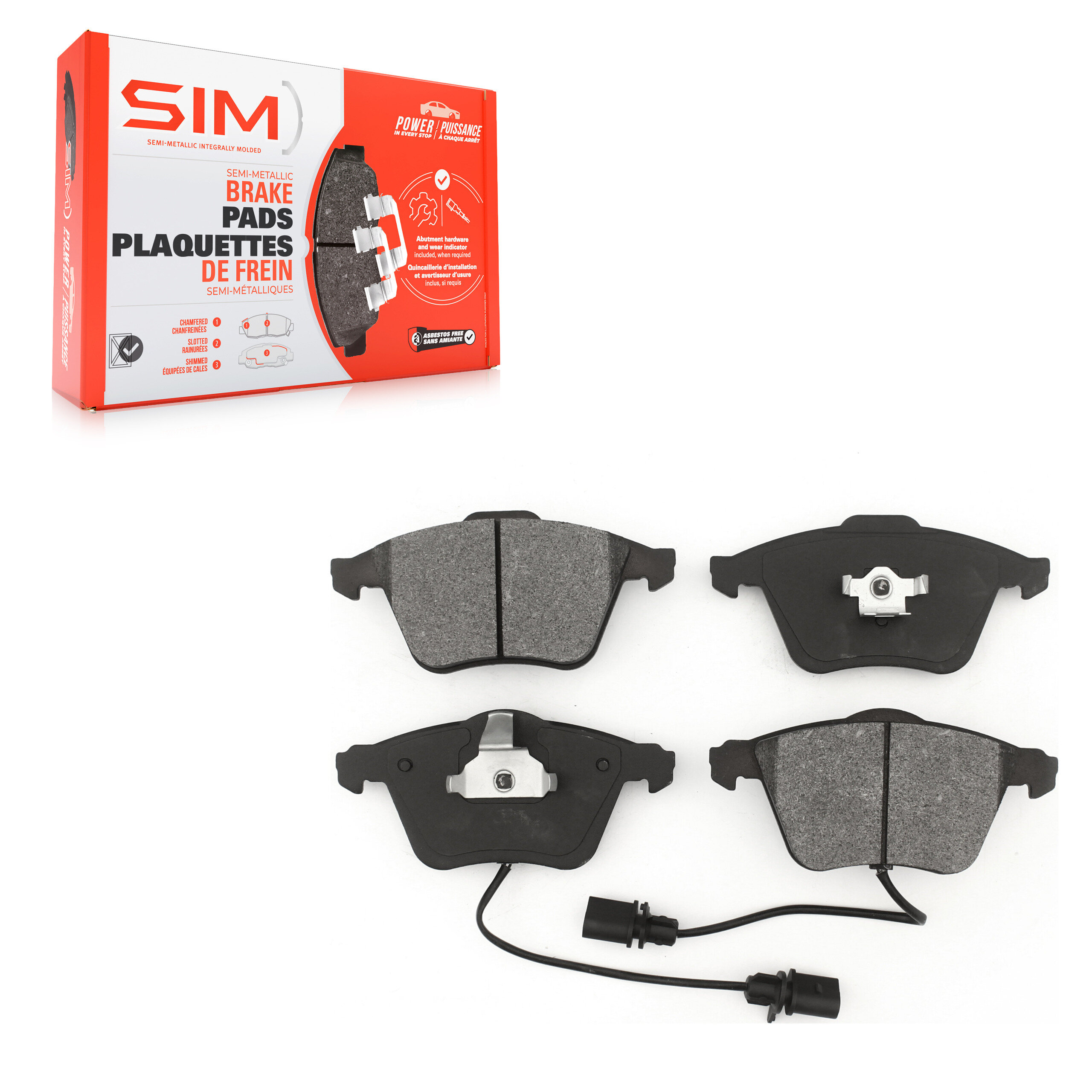 Semi-Metallic Brake Pads