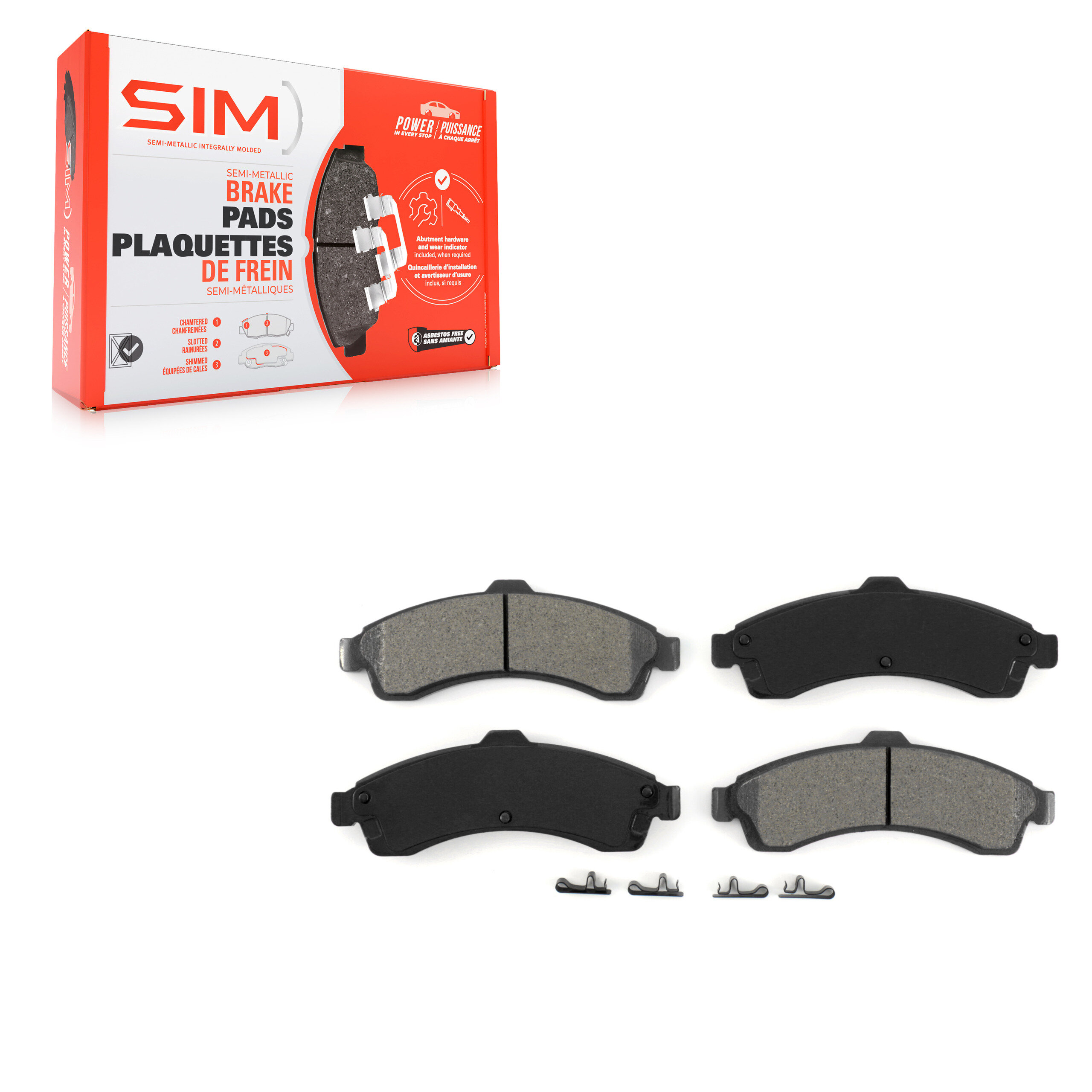 Semi-Metallic Brake Pads