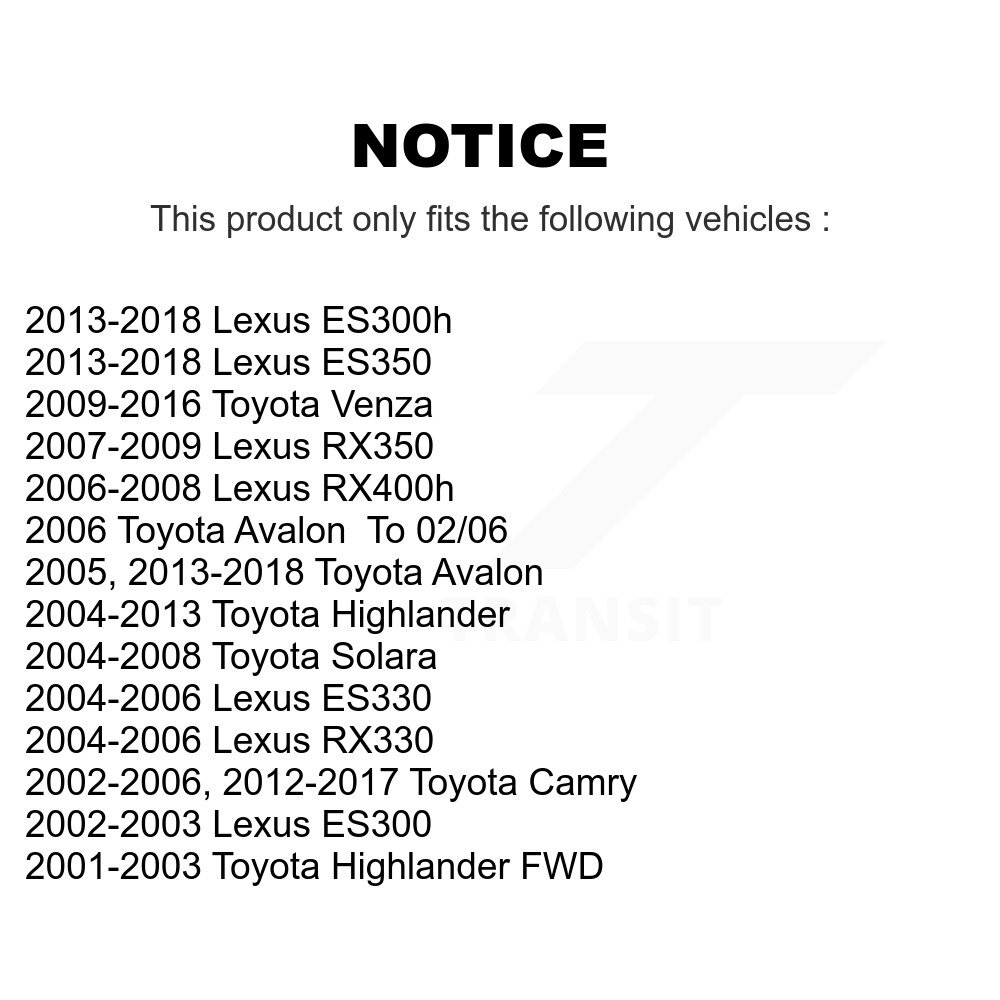 TOR - TOR-K90345 - Suspension Stabilizer Bar Link Kit