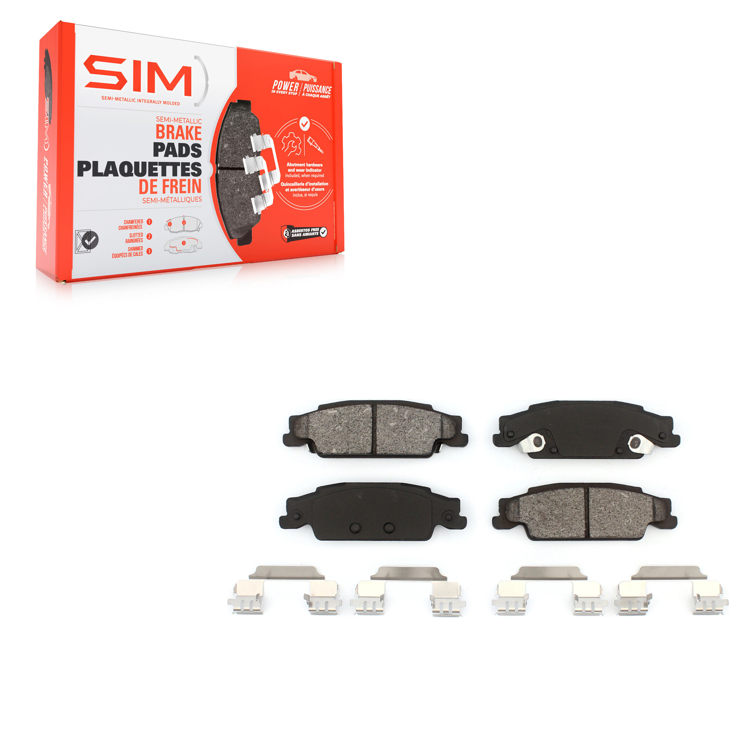 Semi-Metallic Brake Pads