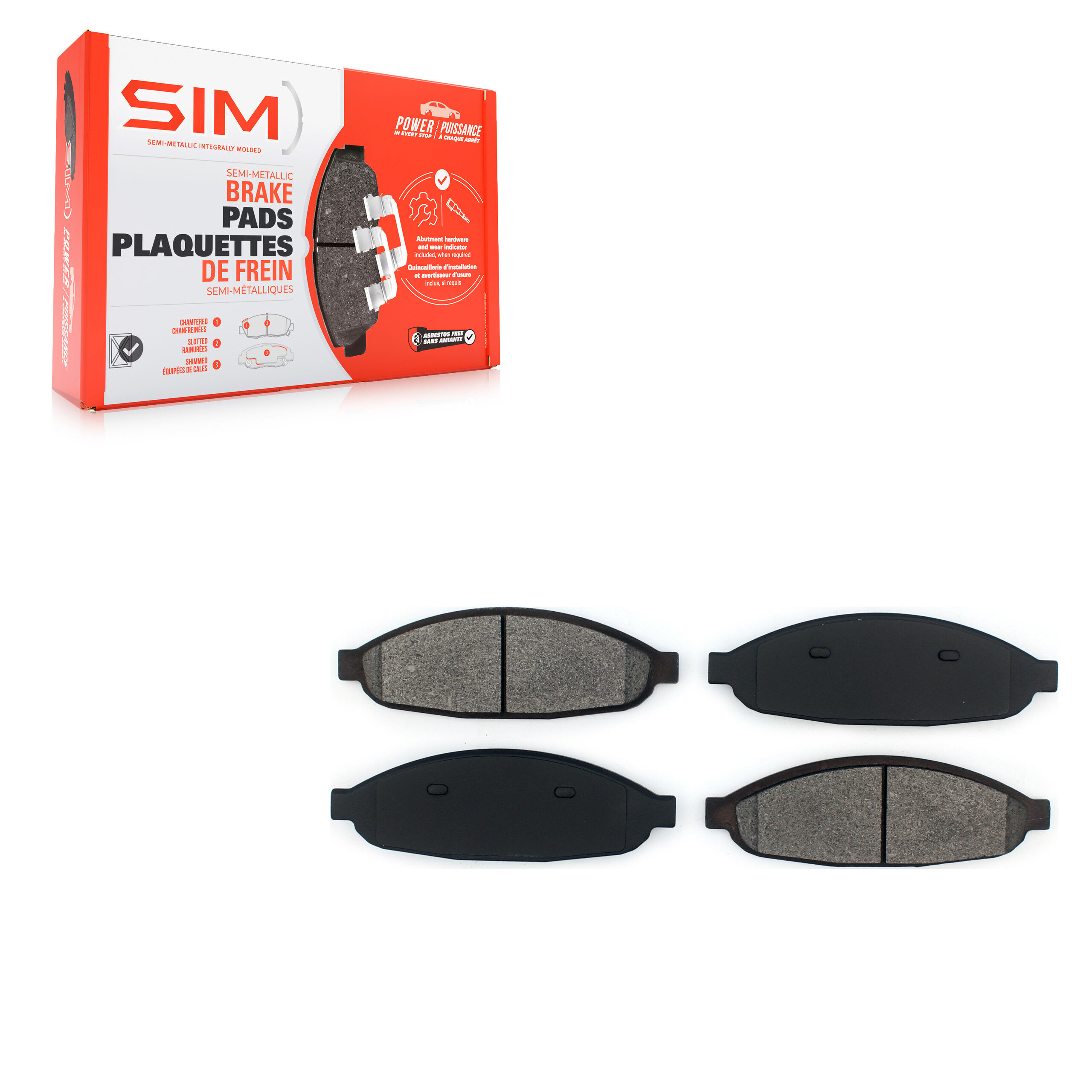 Semi-Metallic Brake Pads