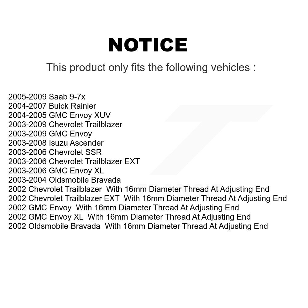 TOR - TOR-EV80965 - Steering Tie Rod End