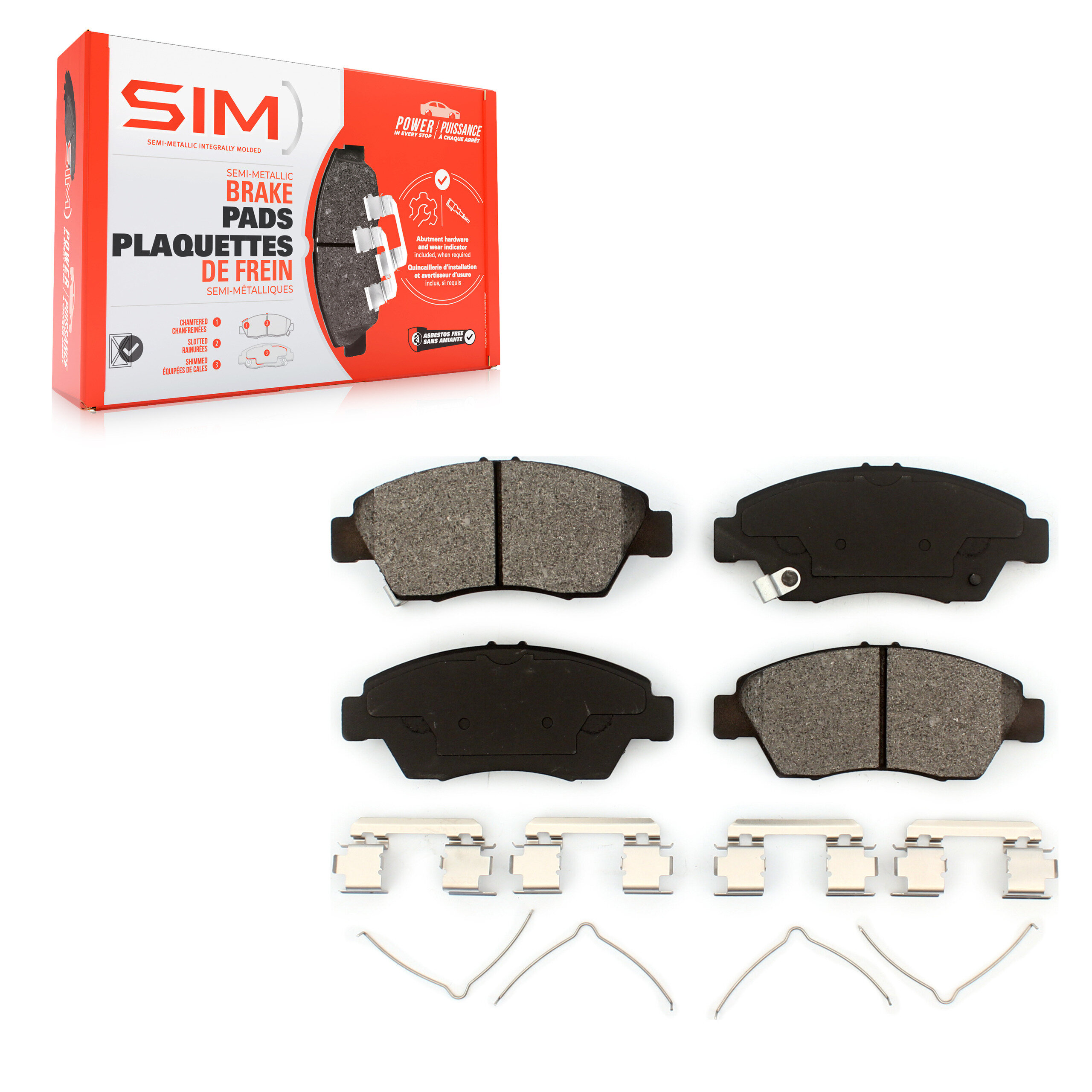 Semi-Metallic Brake Pads