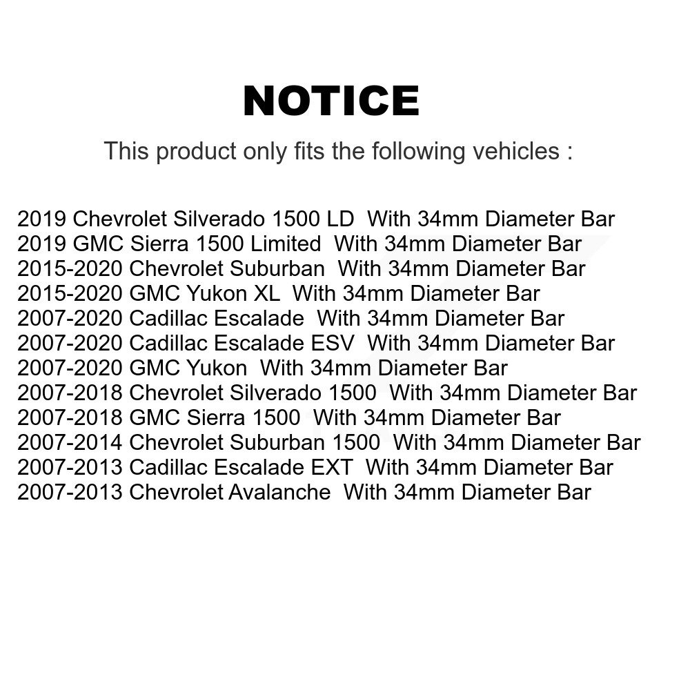 TOR - TOR-K200221 - Suspension Stabilizer Bar Bushing Kit