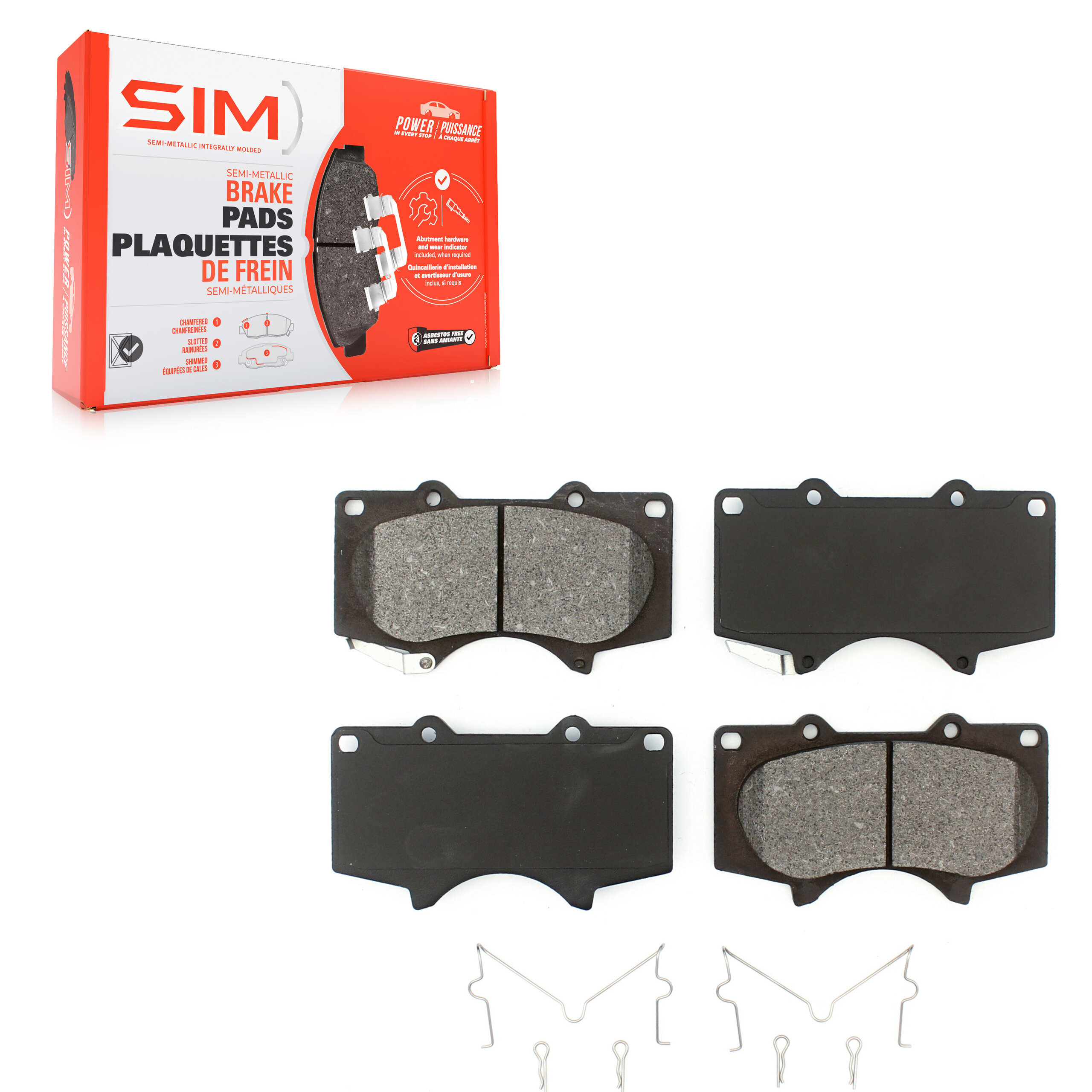Semi-Metallic Brake Pads