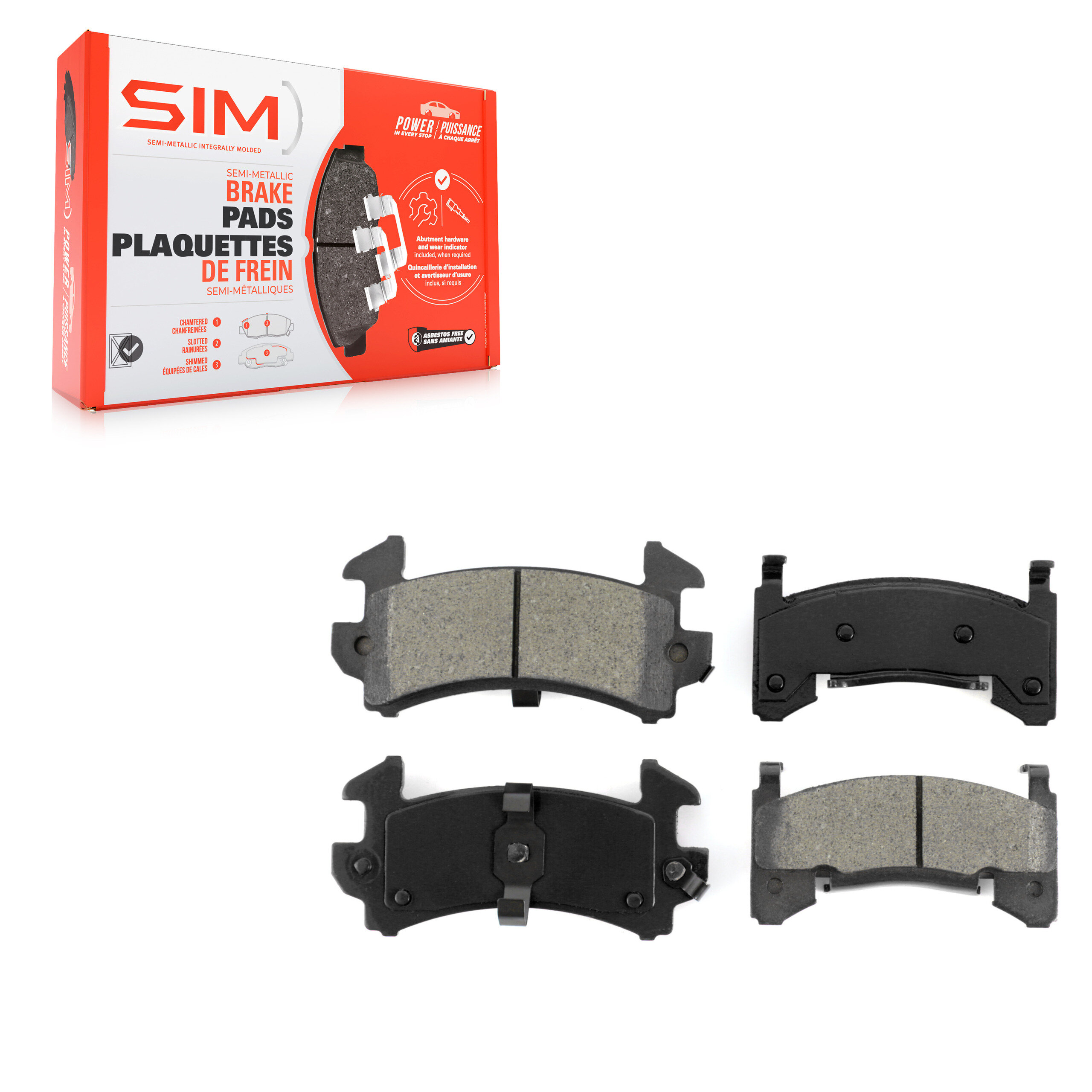 Semi-Metallic Brake Pads